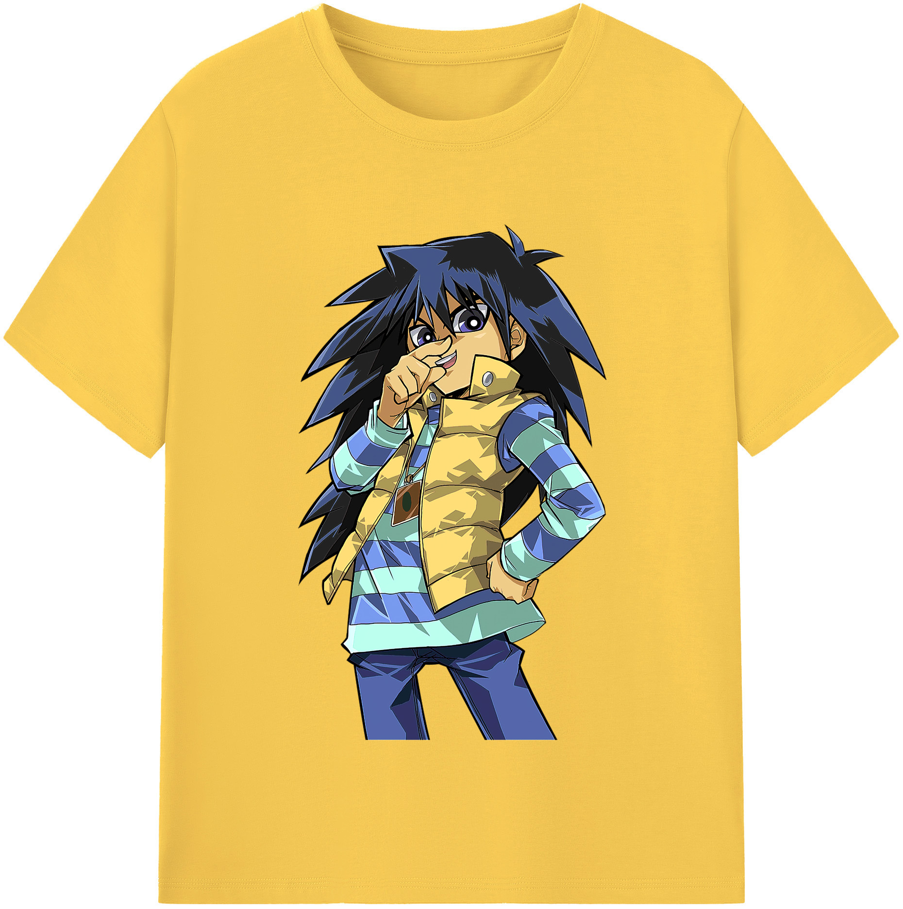 （画像用） 遊☆戯☆王 Yu-Gi-Oh! 綿100％半袖Tシャツ（フロントプリント）