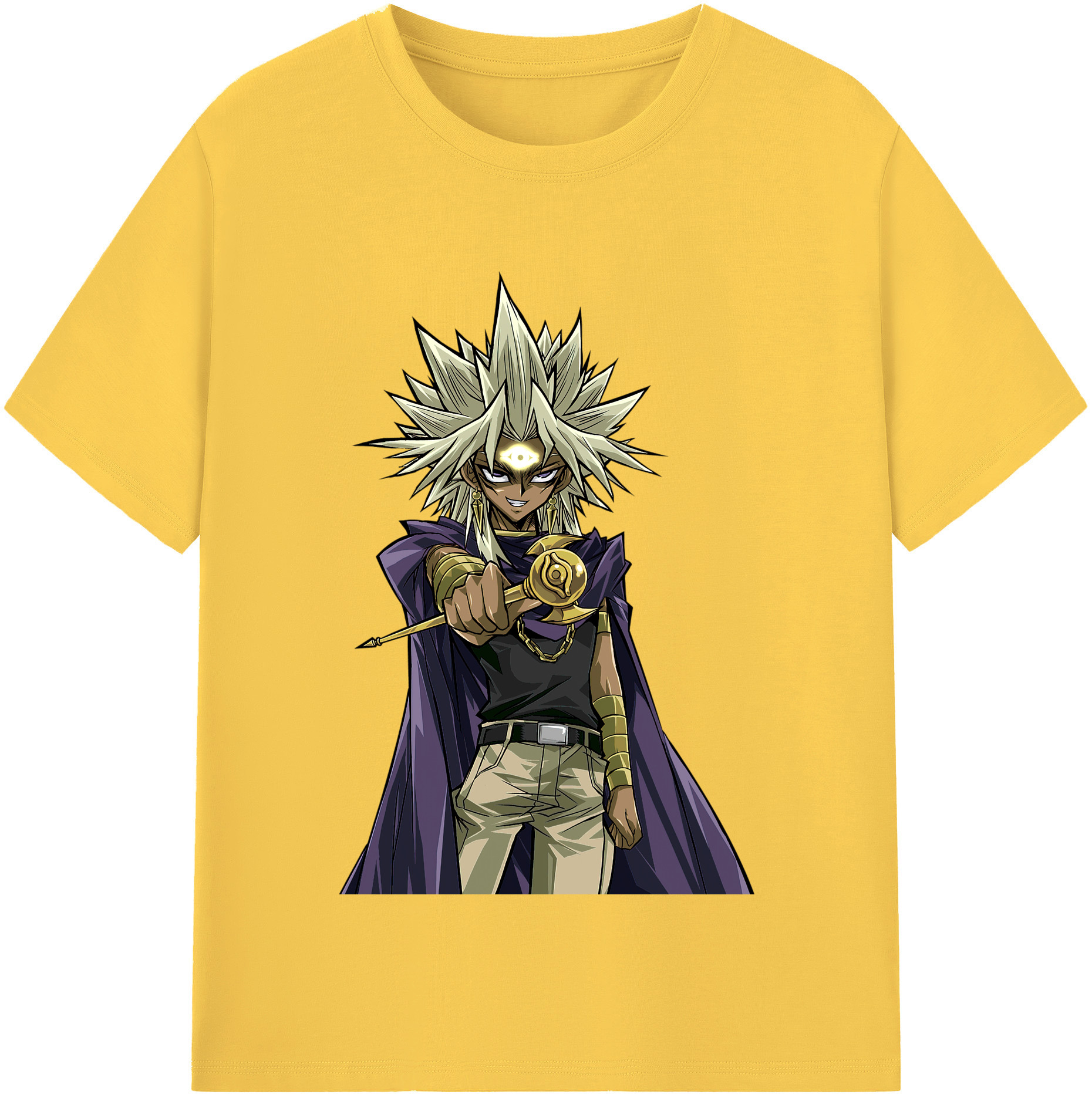 （画像用） 遊☆戯☆王 Yu-Gi-Oh! 綿100％半袖Tシャツ（フロントプリント）