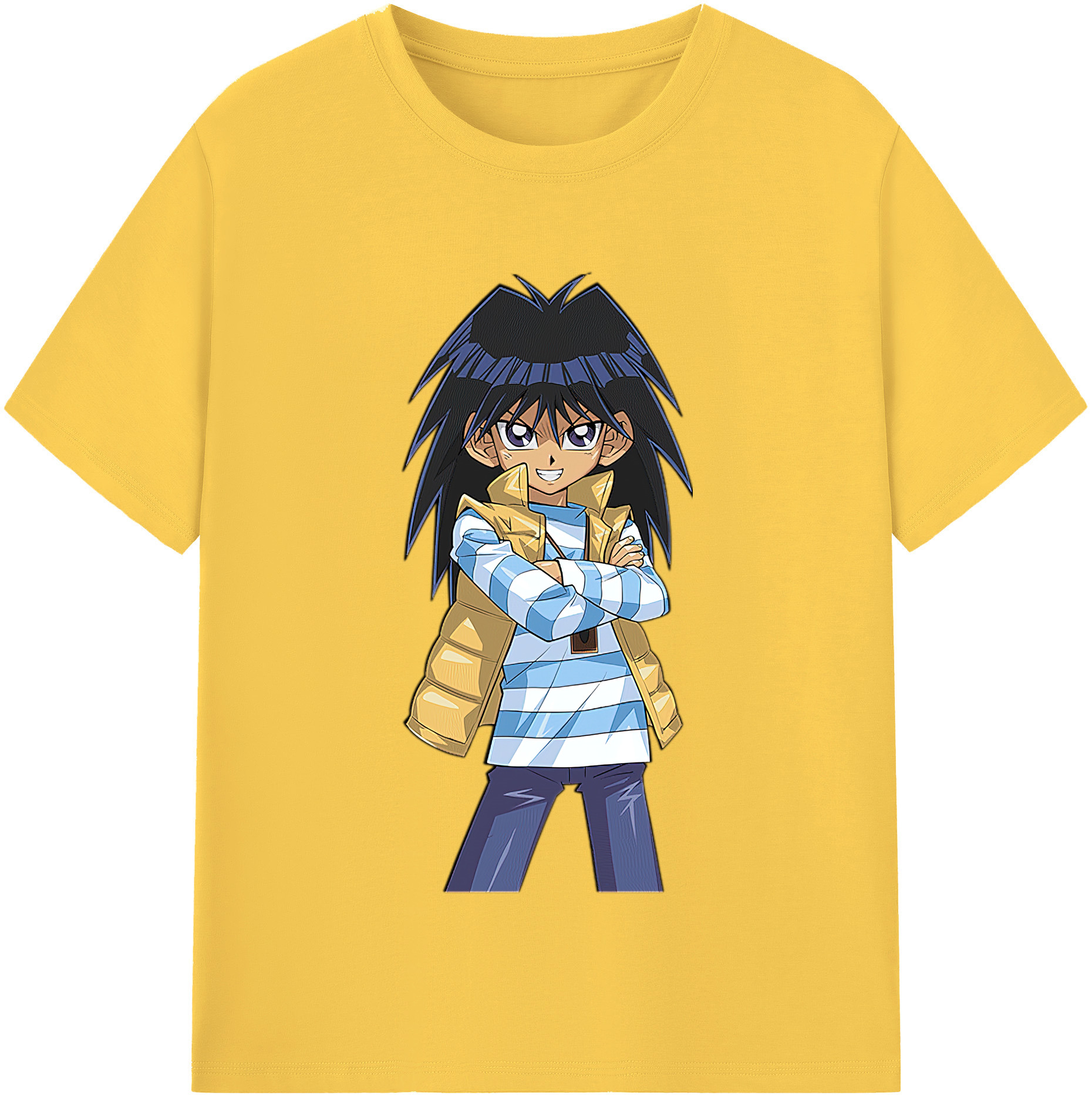 （画像用） 遊☆戯☆王 Yu-Gi-Oh! 綿100％半袖Tシャツ（フロントプリント）