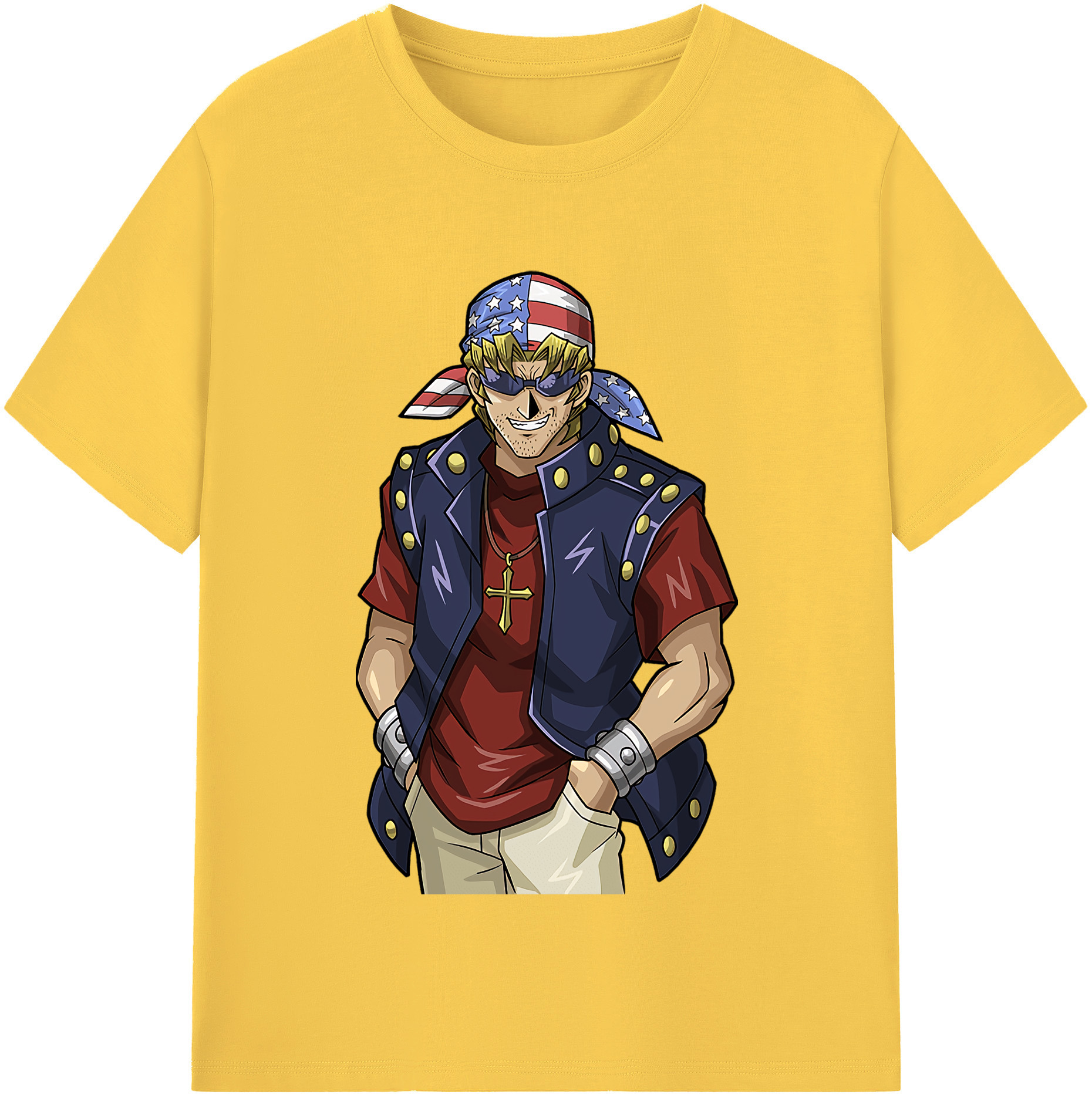 （画像用） 遊☆戯☆王 Yu-Gi-Oh! 綿100％半袖Tシャツ（フロントプリント）