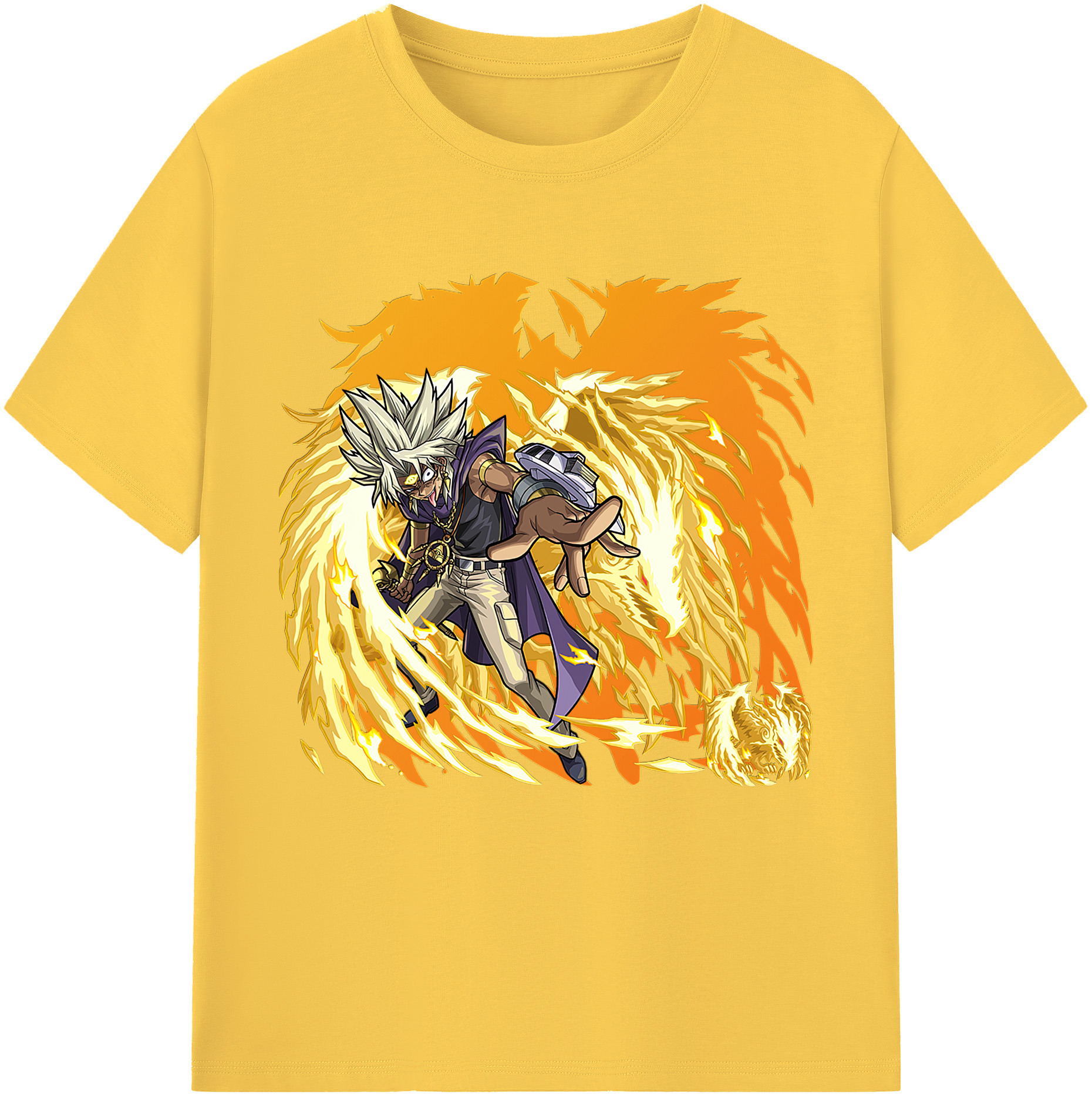 （画像用） 遊☆戯☆王 Yu-Gi-Oh! 綿100％半袖Tシャツ（フロントプリント）