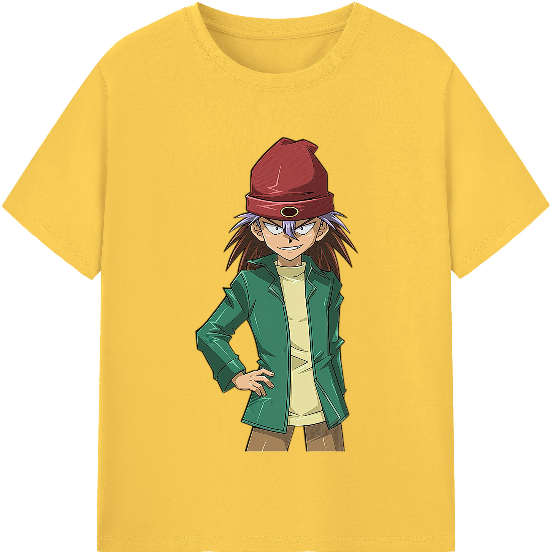 （画像用） 遊☆戯☆王 Yu-Gi-Oh! 綿100％半袖Tシャツ（フロントプリント）