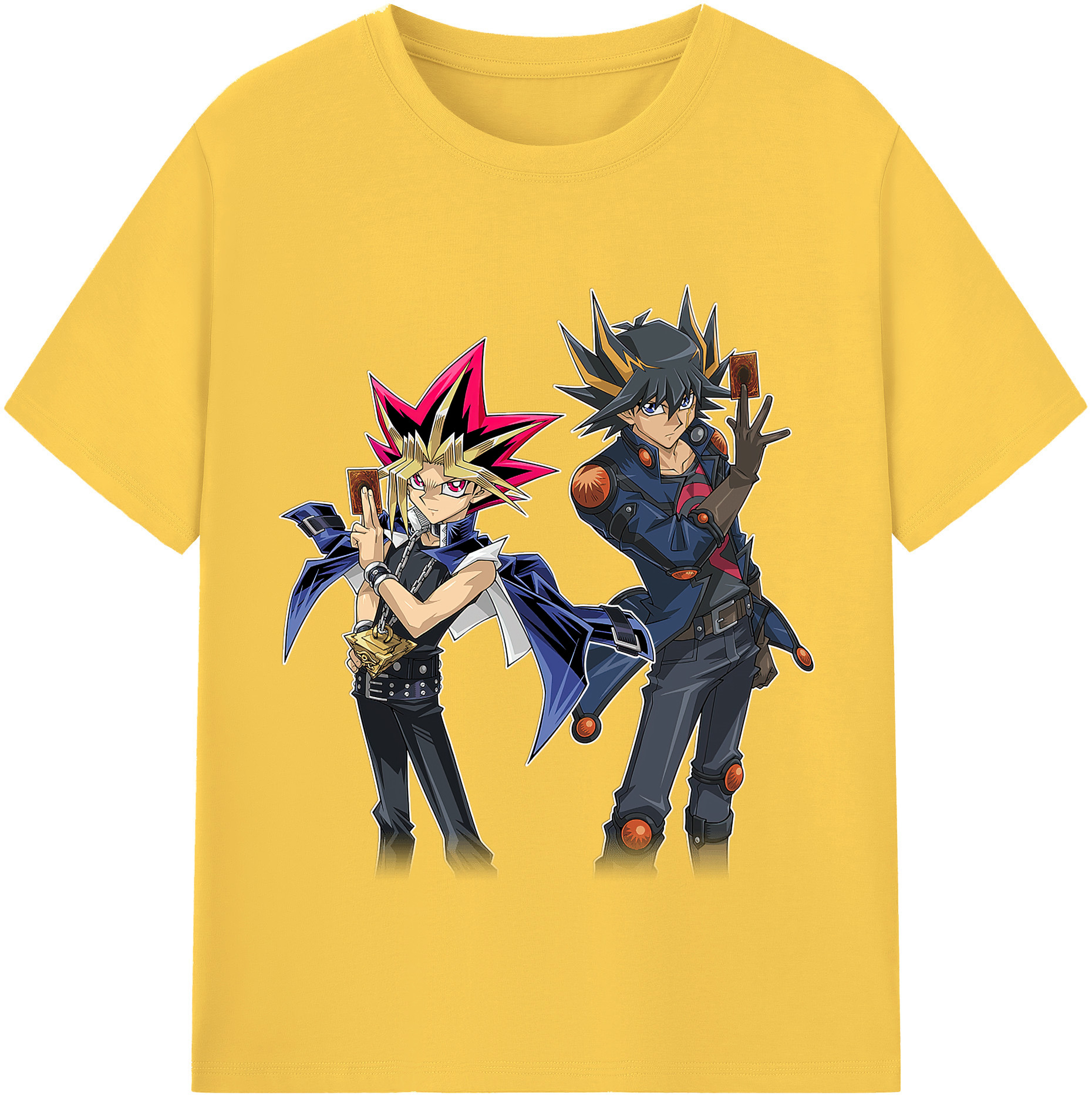 （画像用） 遊☆戯☆王 Yu-Gi-Oh! 綿100％半袖Tシャツ（フロントプリント）