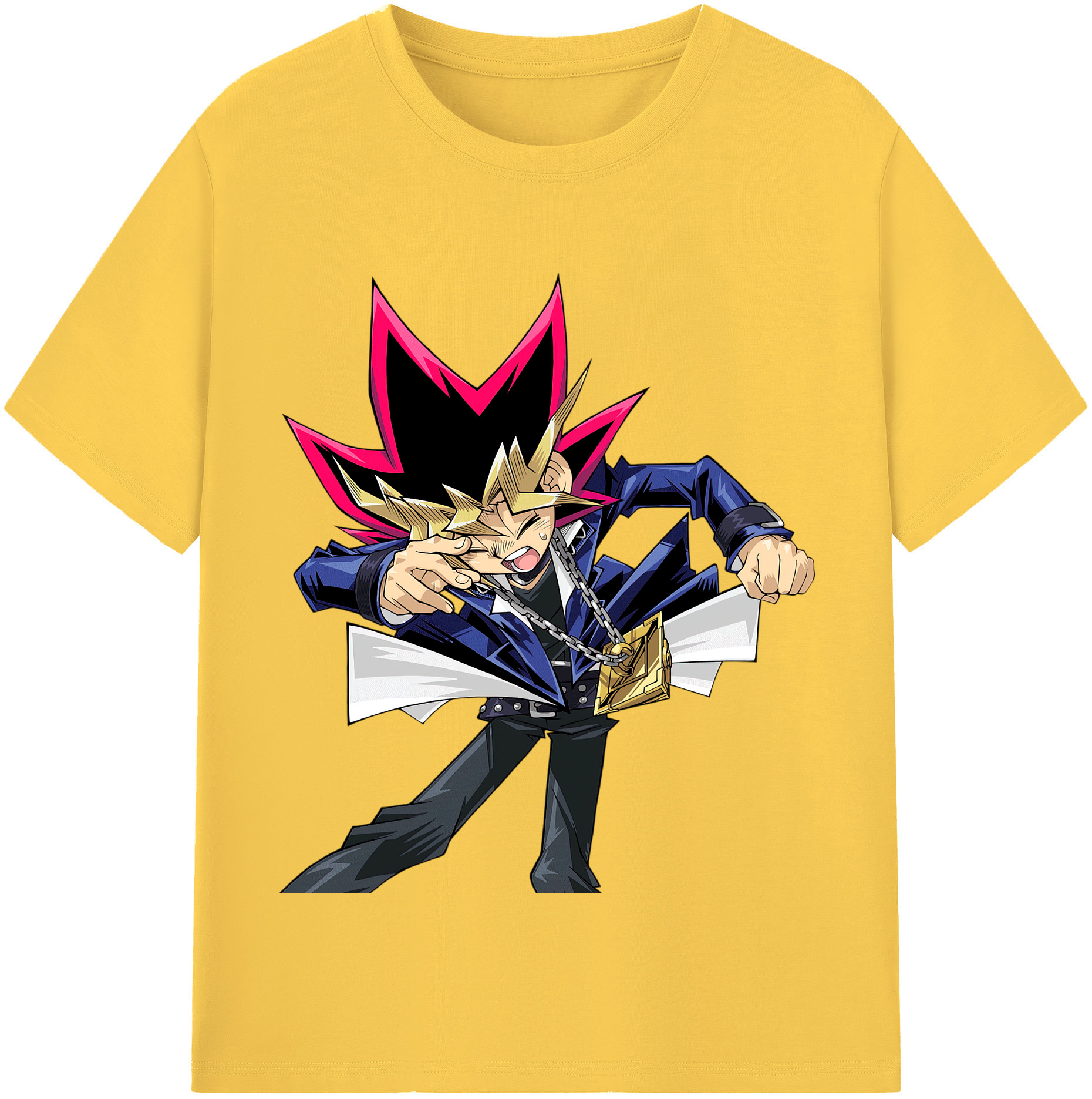 （画像用） 遊☆戯☆王 Yu-Gi-Oh! 綿100％半袖Tシャツ（フロントプリント）