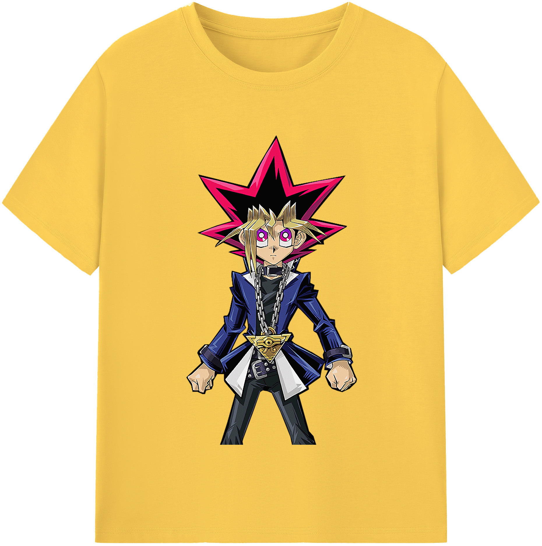 （画像用） 遊☆戯☆王 Yu-Gi-Oh! 綿100％半袖Tシャツ（フロントプリント）