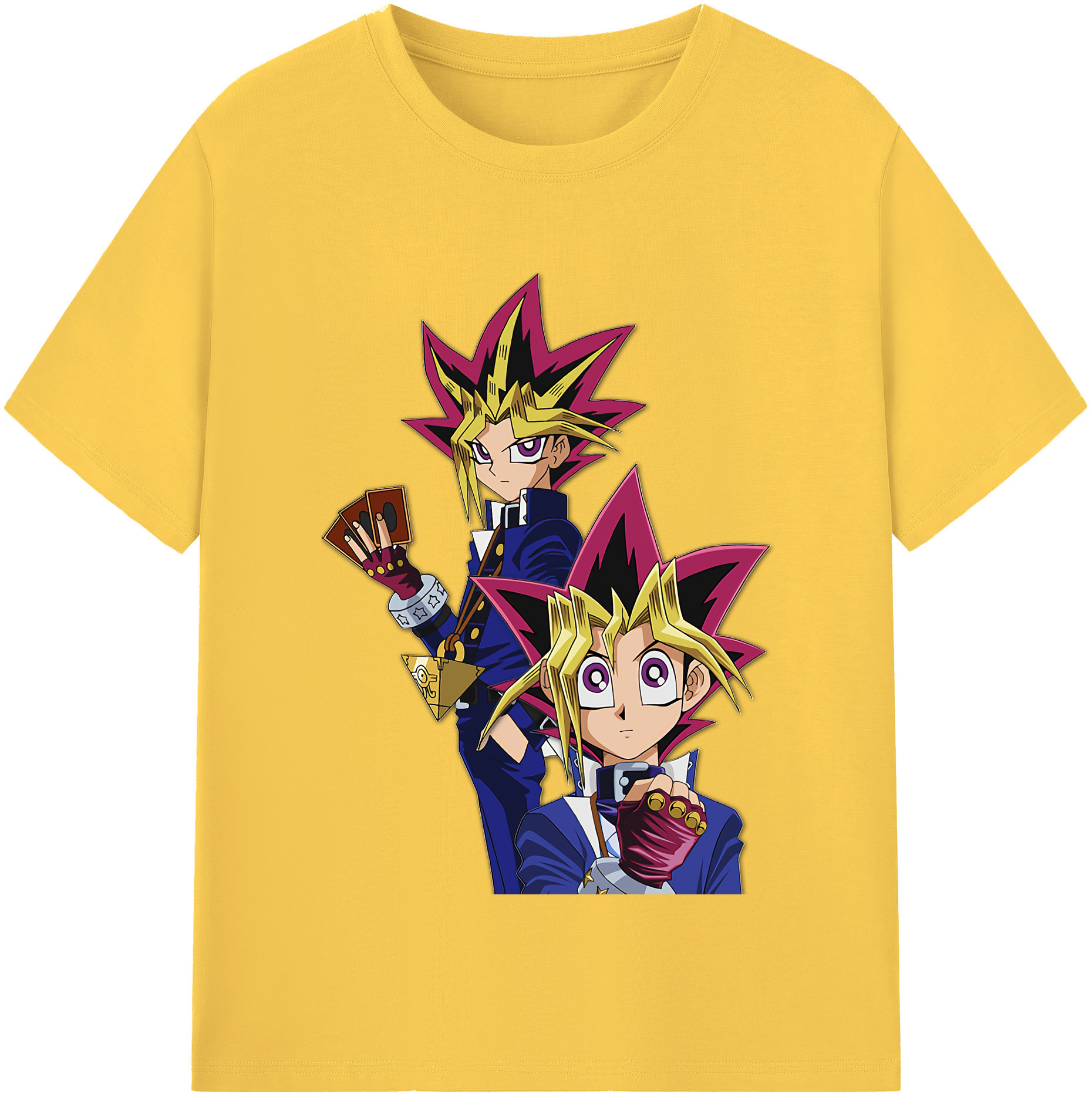 （画像用） 遊☆戯☆王 Yu-Gi-Oh! 綿100％半袖Tシャツ（フロントプリント）