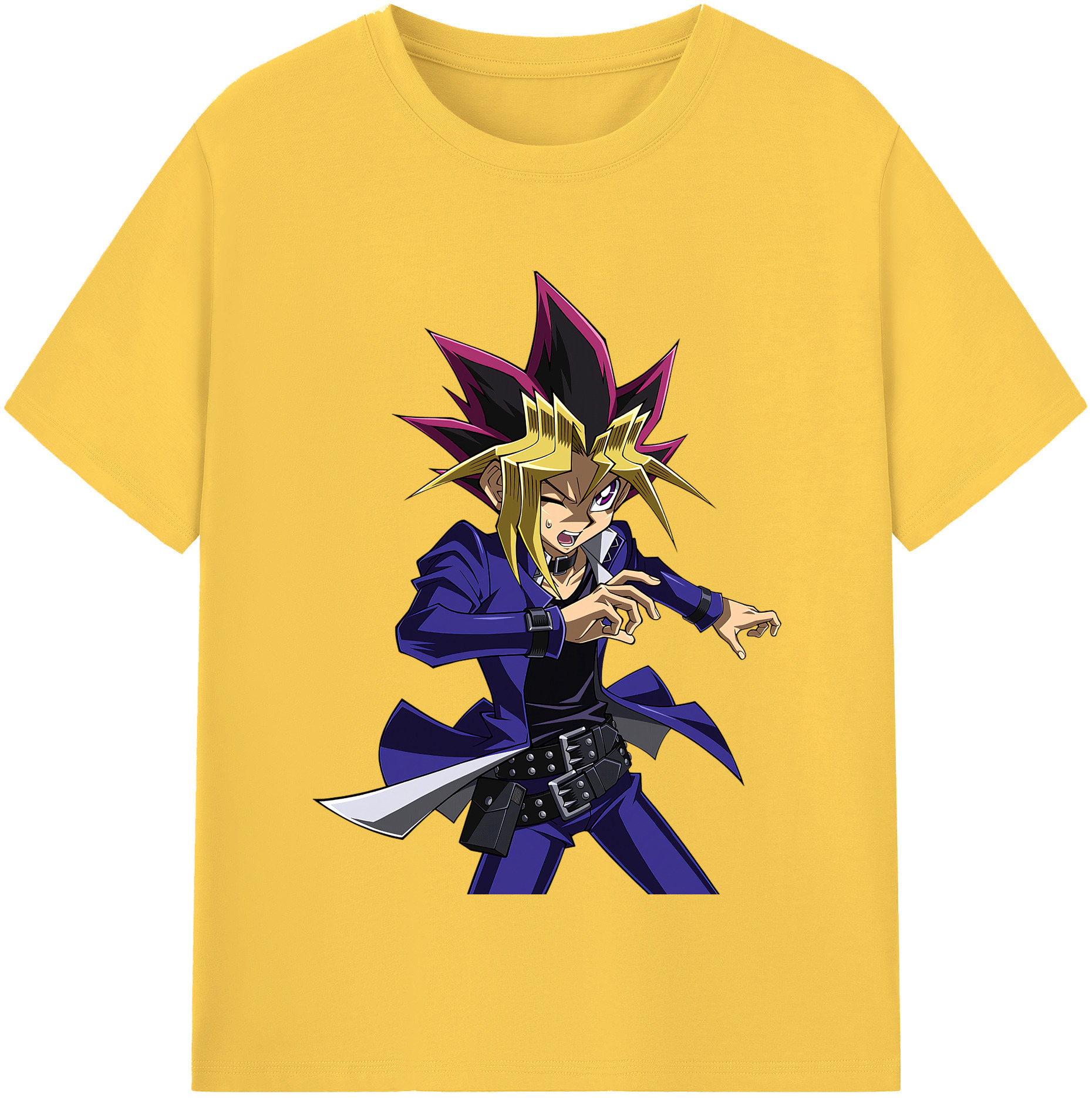 （画像用） 遊☆戯☆王 Yu-Gi-Oh! 綿100％半袖Tシャツ（フロントプリント）