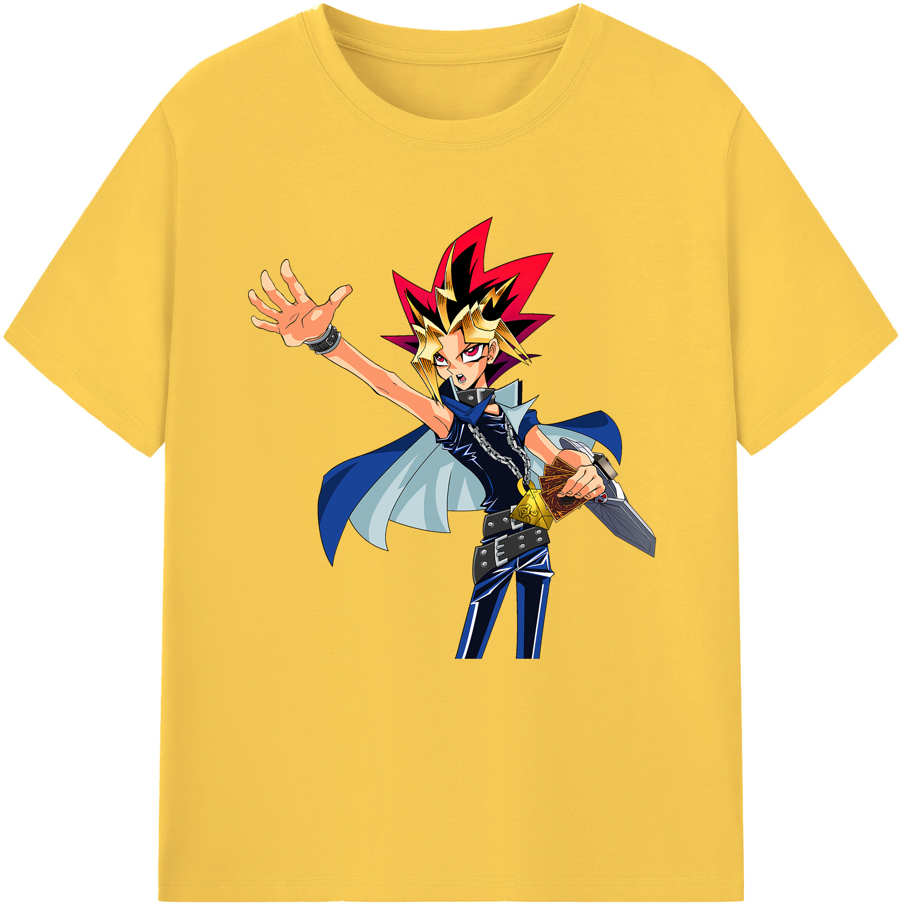 （画像用） 遊☆戯☆王 Yu-Gi-Oh! 綿100％半袖Tシャツ（フロントプリント）