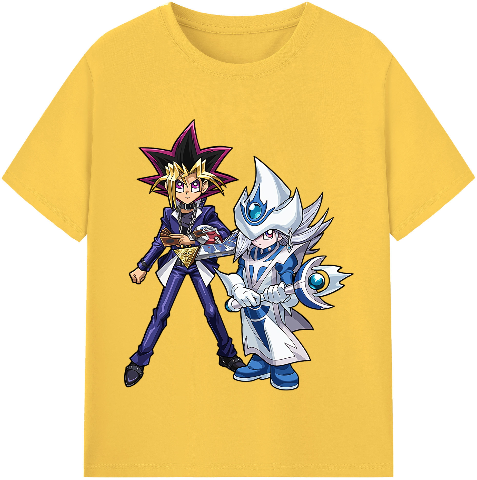 （画像用） 遊☆戯☆王 Yu-Gi-Oh! 綿100％半袖Tシャツ（フロントプリント）