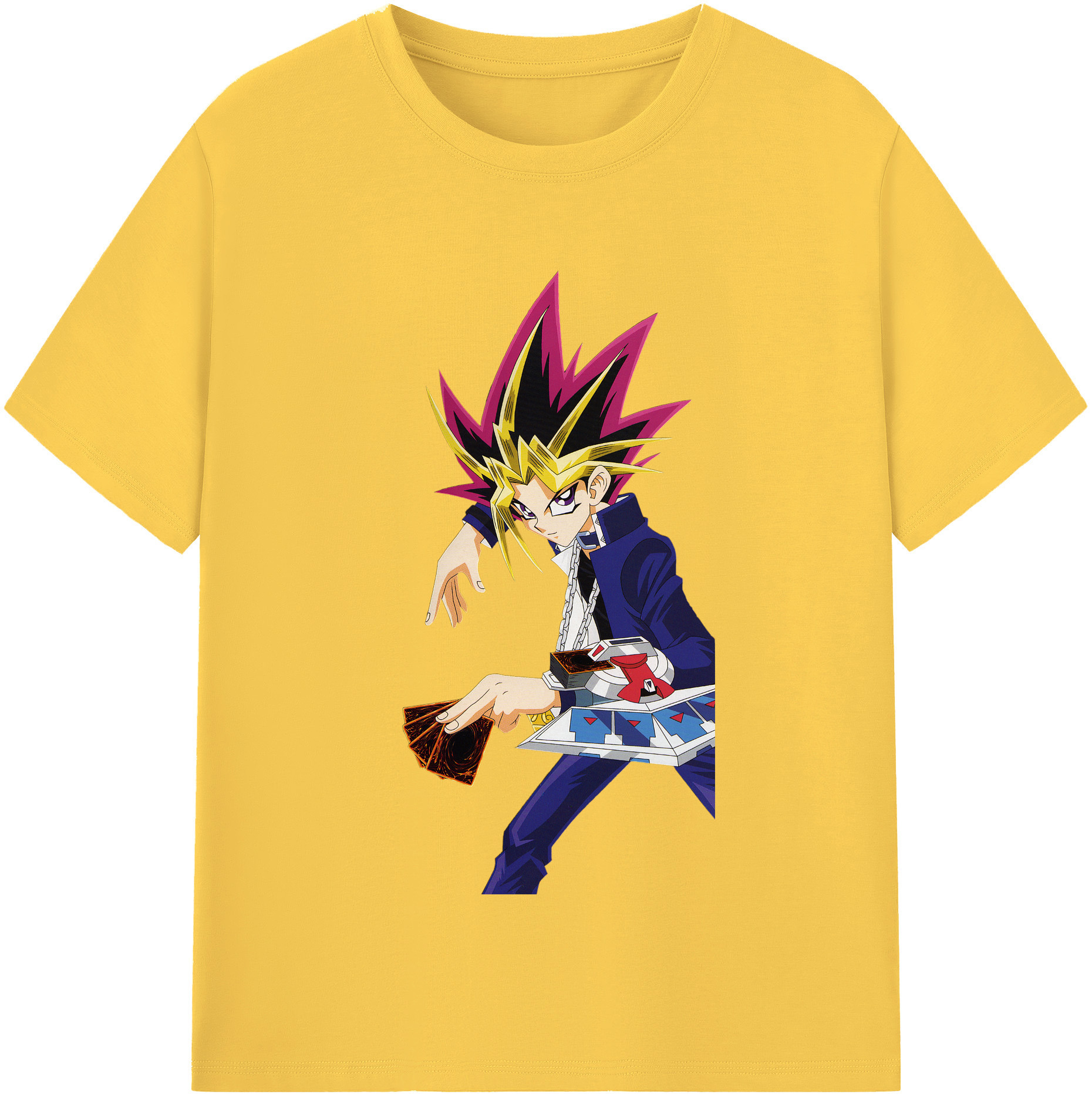 （画像用） 遊☆戯☆王 Yu-Gi-Oh! 綿100％半袖Tシャツ（フロントプリント）