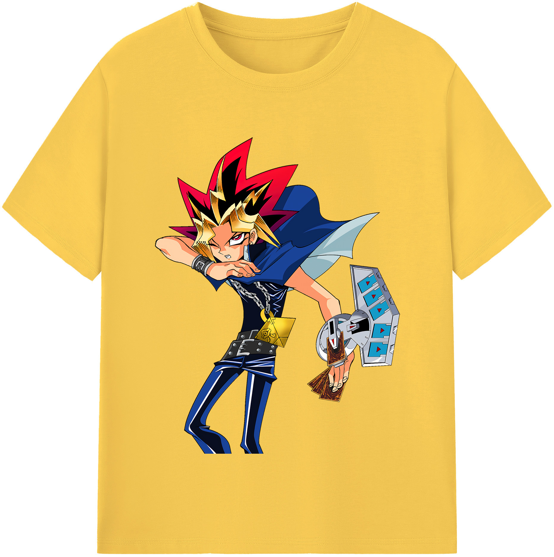 （画像用） 遊☆戯☆王 Yu-Gi-Oh! 綿100％半袖Tシャツ（フロントプリント）