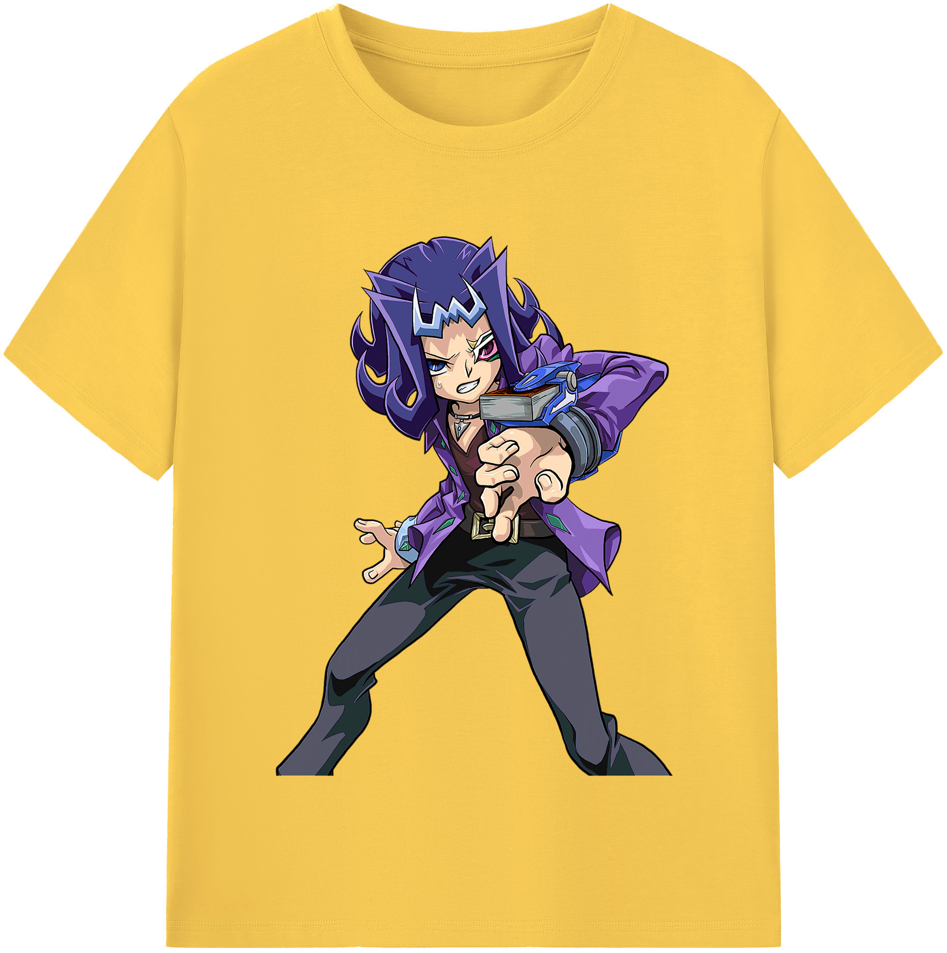 （画像用） 遊☆戯☆王 Yu-Gi-Oh! 綿100％半袖Tシャツ（フロントプリント）