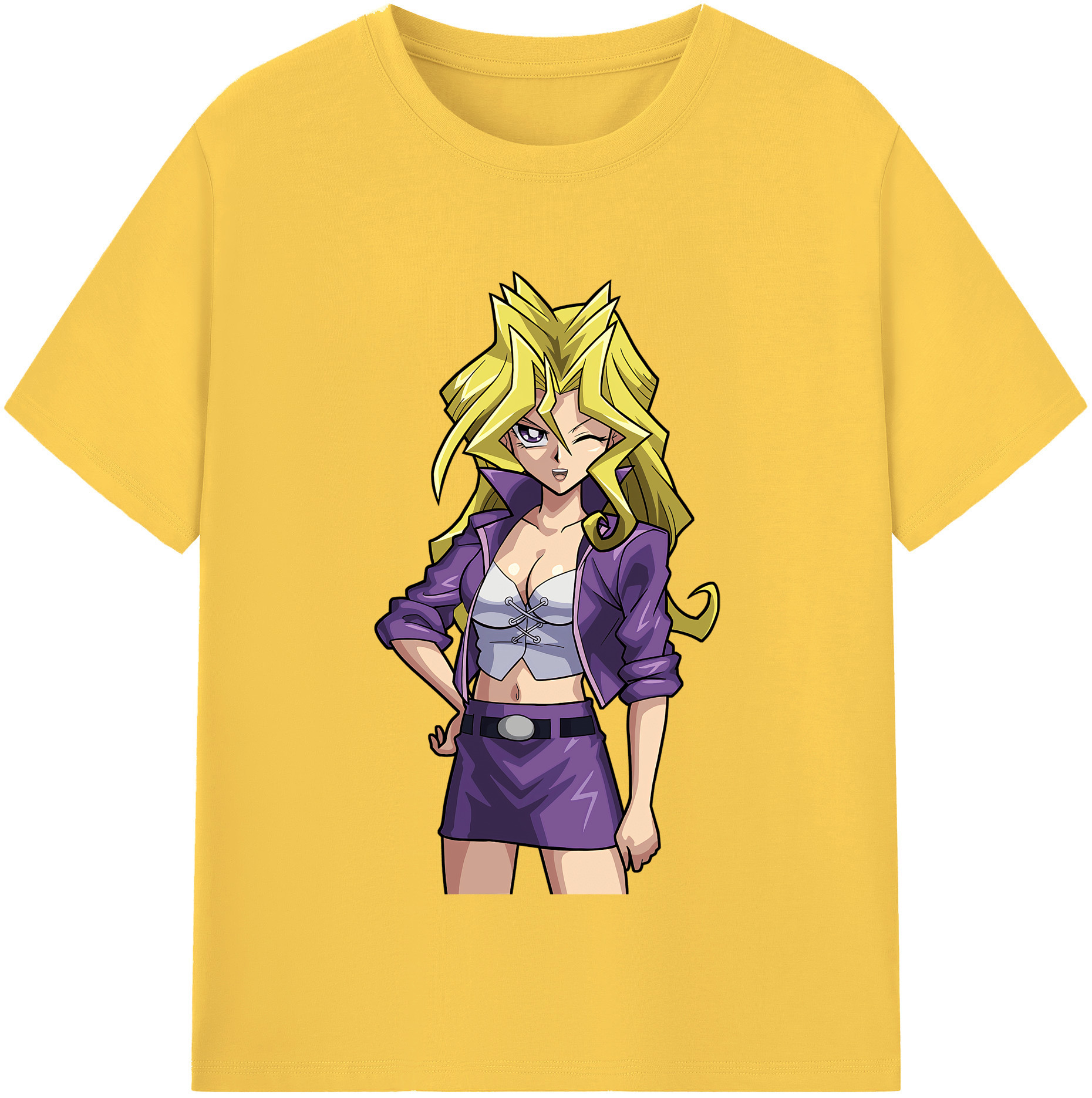 （画像用） 遊☆戯☆王 Yu-Gi-Oh! 綿100％半袖Tシャツ（フロントプリント）