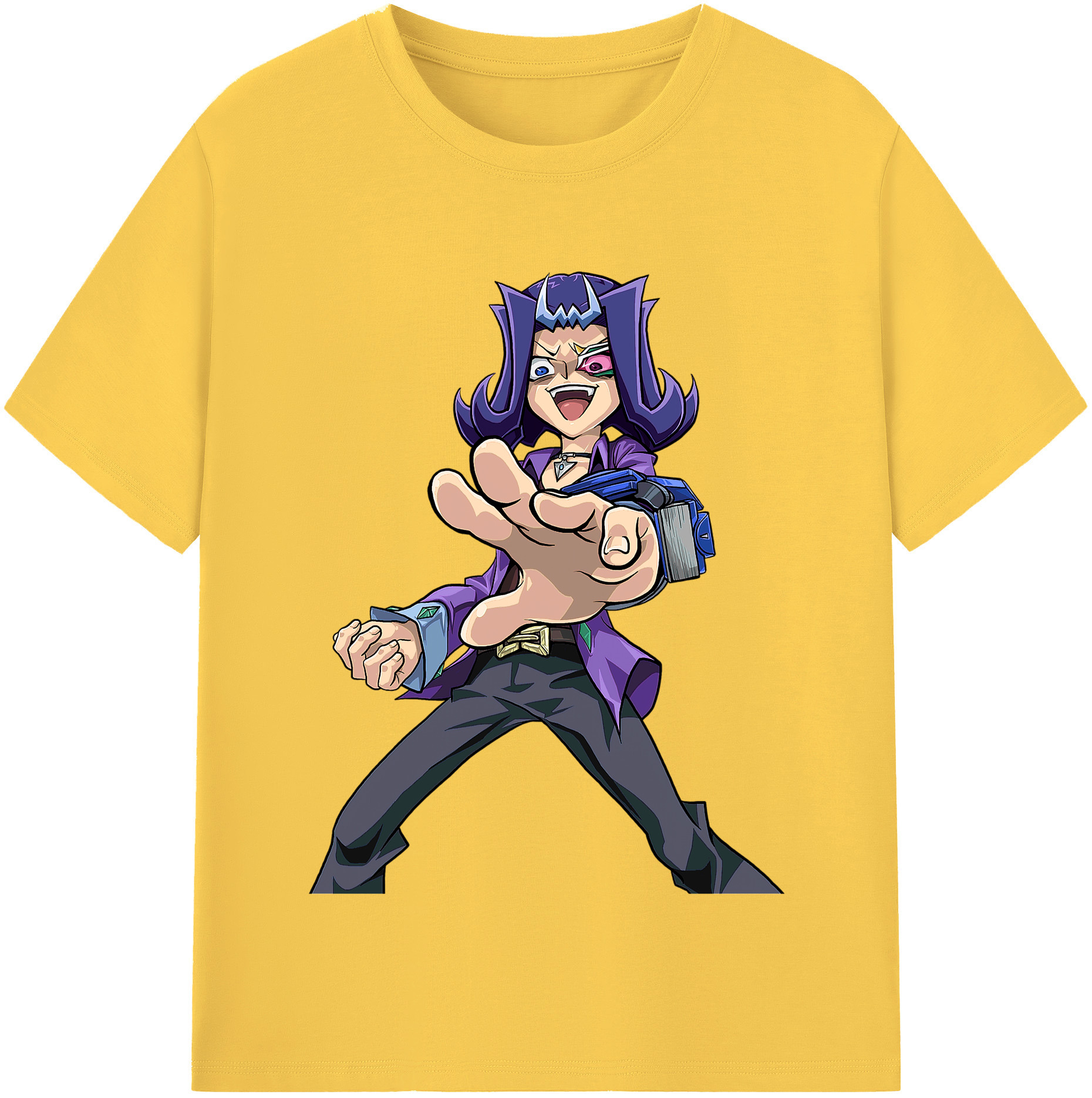 （画像用） 遊☆戯☆王 Yu-Gi-Oh! 綿100％半袖Tシャツ（フロントプリント）