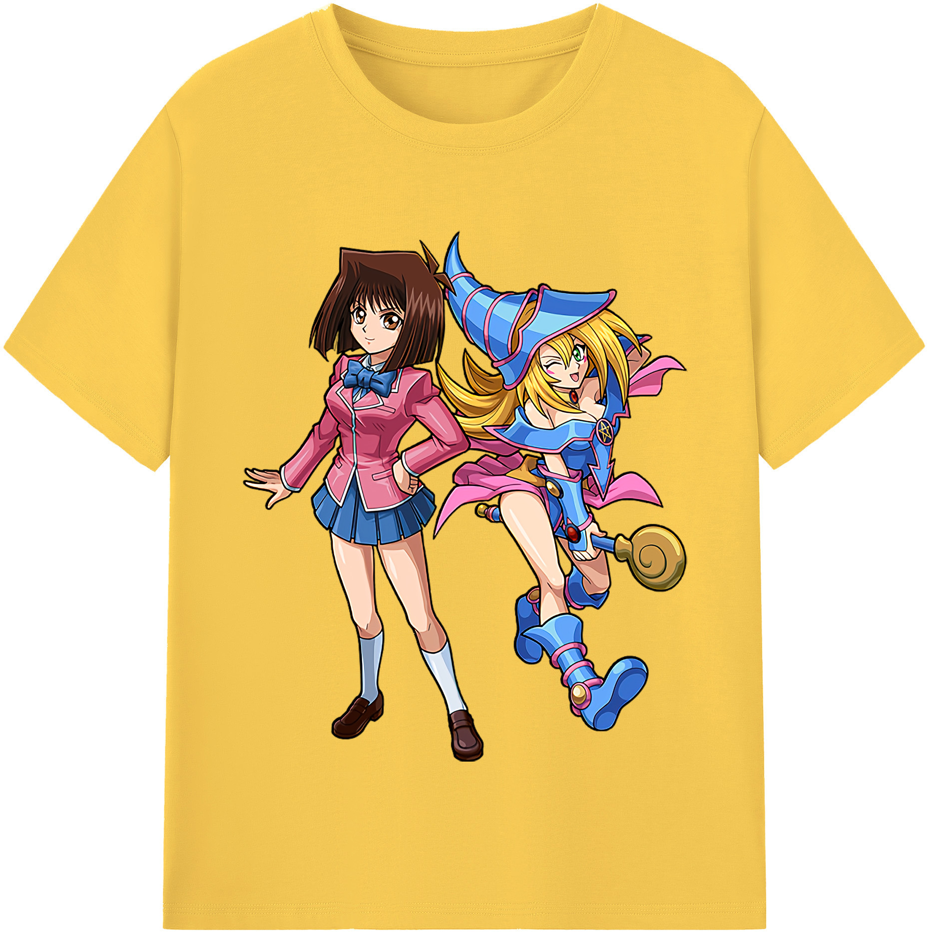 （画像用） 遊☆戯☆王 Yu-Gi-Oh! 綿100％半袖Tシャツ（フロントプリント）