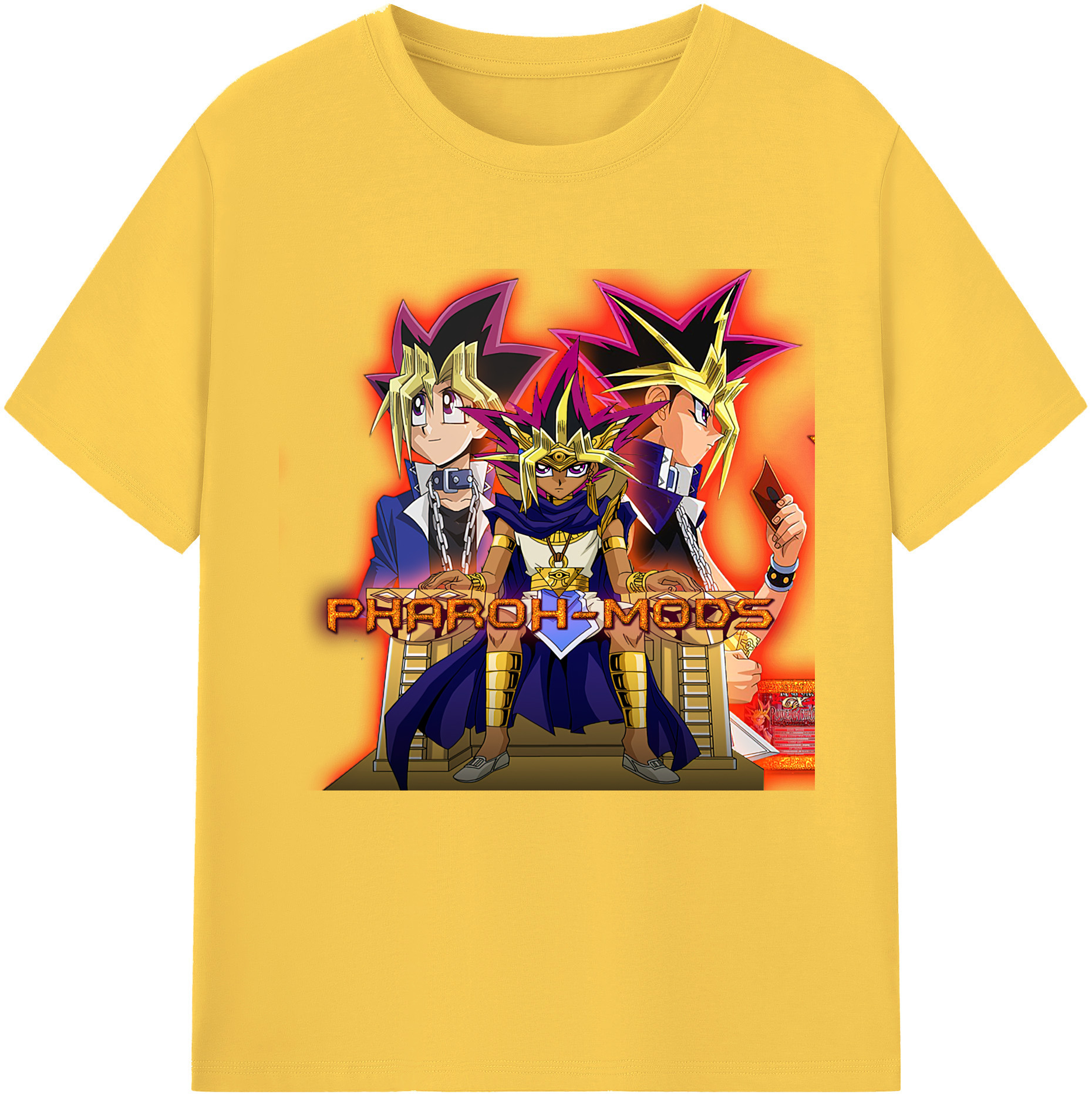 （画像用） 遊☆戯☆王 Yu-Gi-Oh! 綿100％半袖Tシャツ（フロントプリント）
