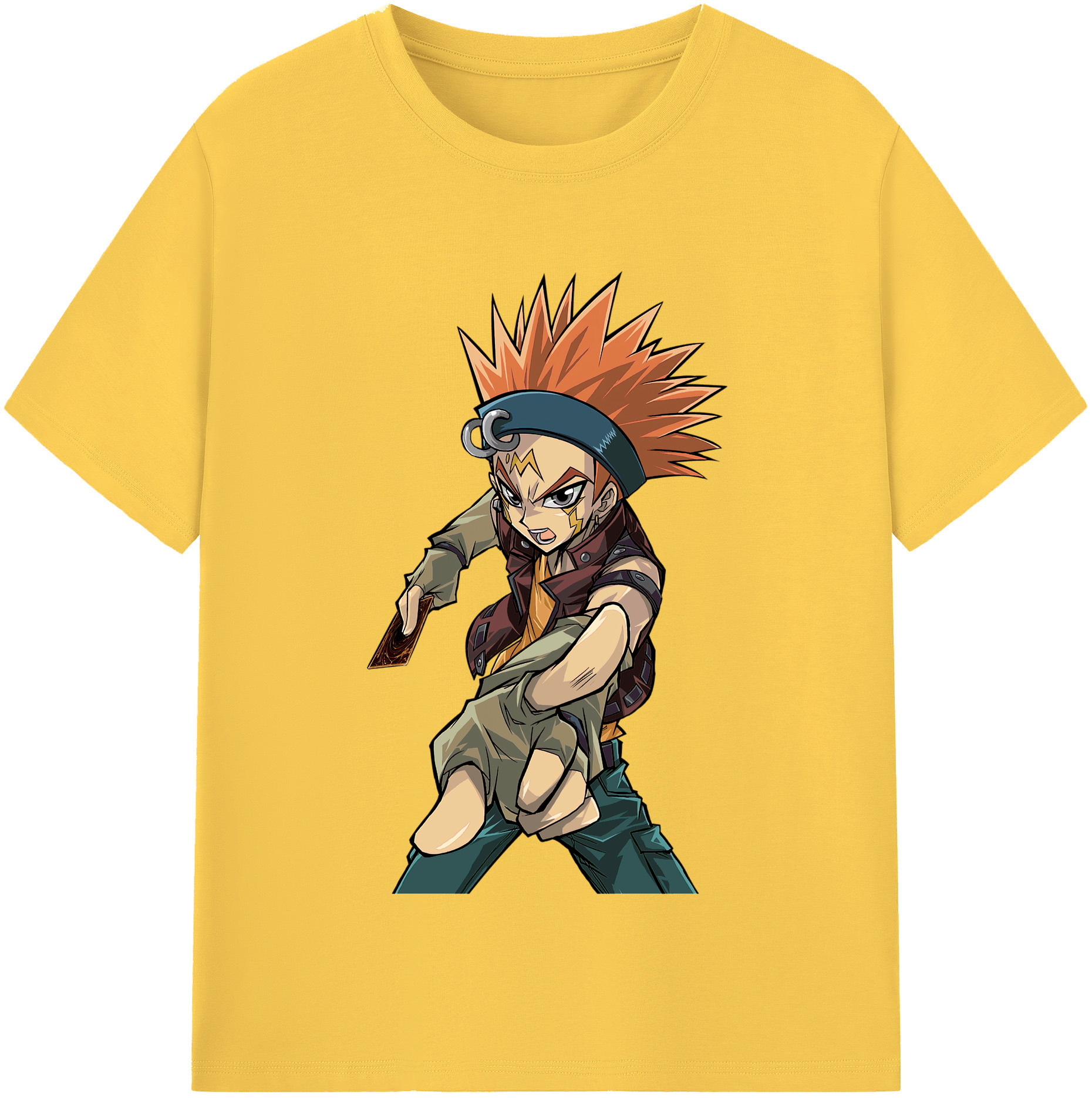 （画像用） 遊☆戯☆王 Yu-Gi-Oh! 綿100％半袖Tシャツ（フロントプリント）
