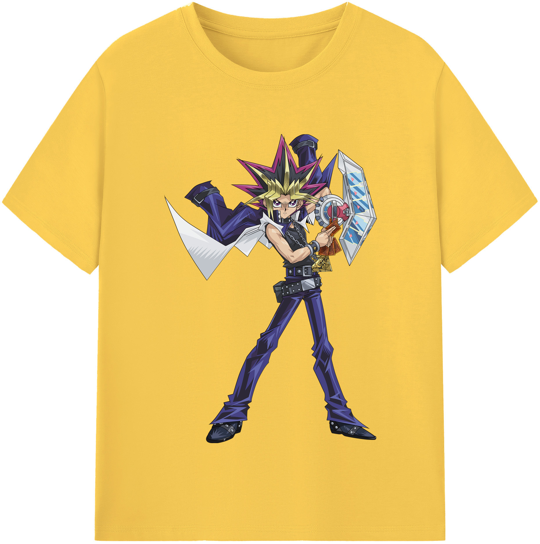 （画像用） 遊☆戯☆王 Yu-Gi-Oh! 綿100％半袖Tシャツ（フロントプリント）