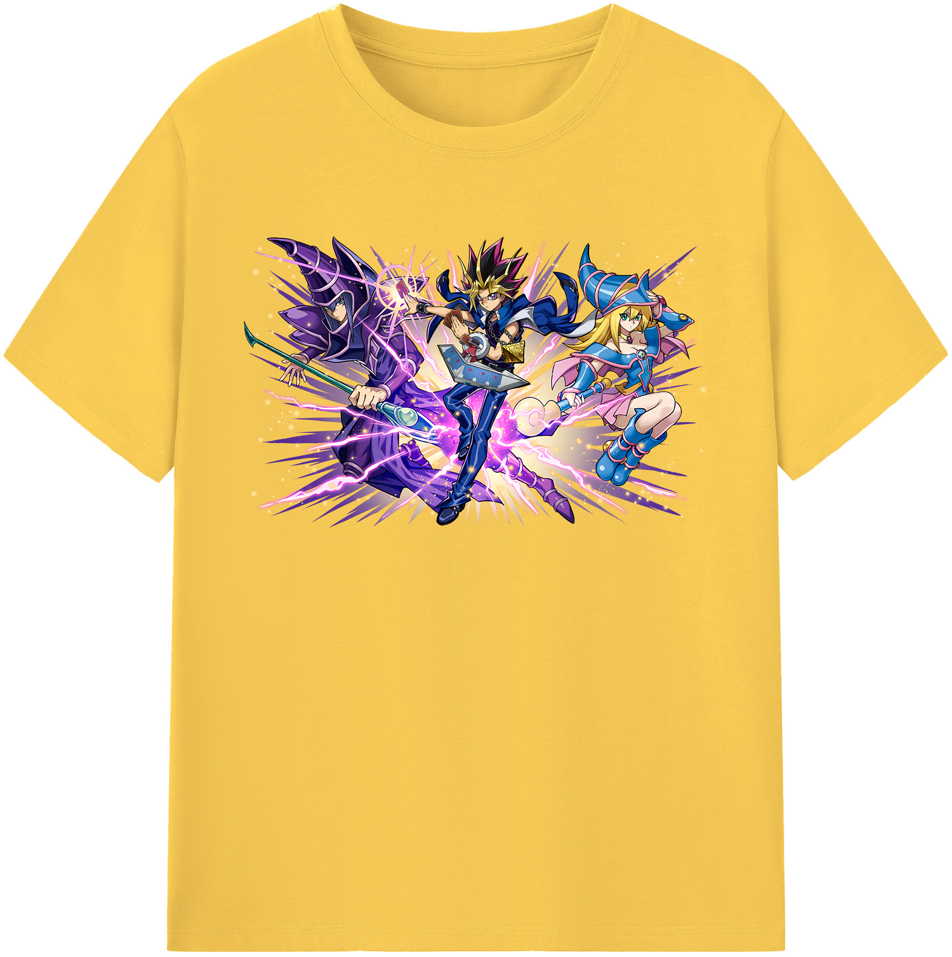 （画像用） 遊☆戯☆王 Yu-Gi-Oh! 綿100％半袖Tシャツ（フロントプリント）