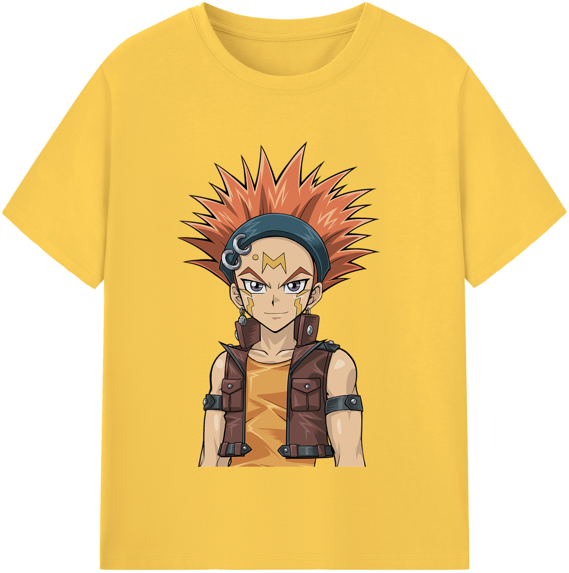 （画像用） 遊☆戯☆王 Yu-Gi-Oh! 綿100％半袖Tシャツ（フロントプリント）