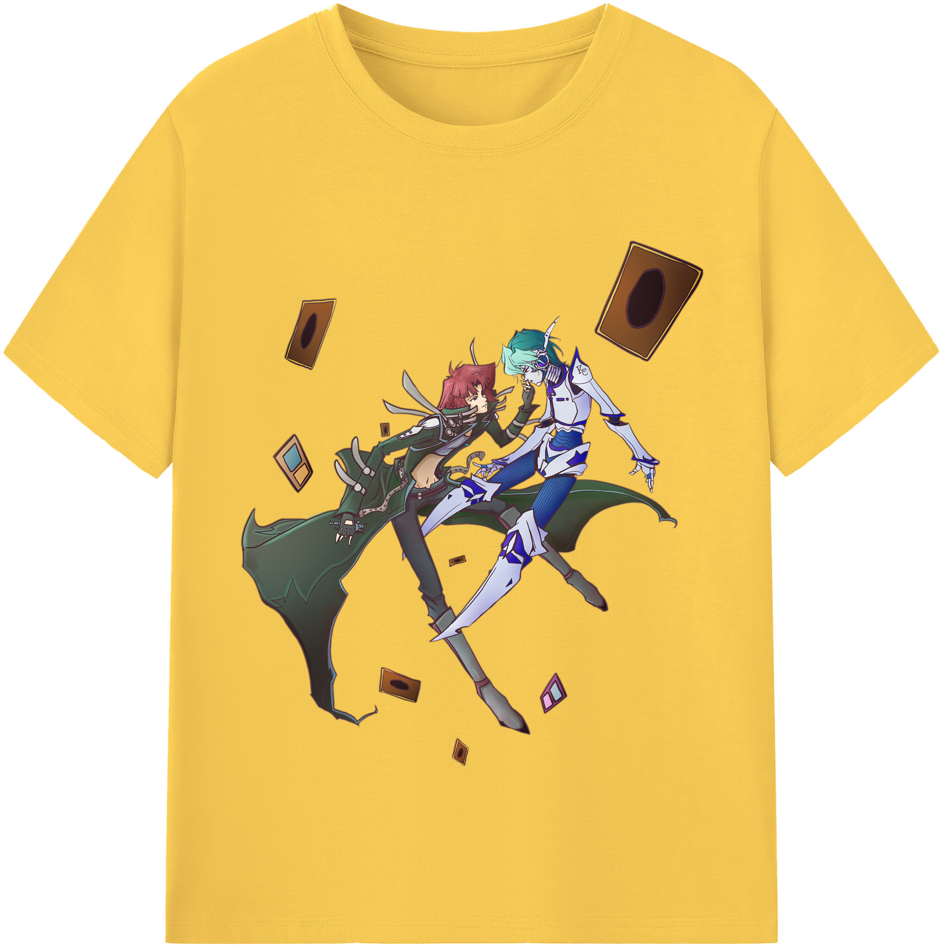 （画像用） 遊☆戯☆王 Yu-Gi-Oh! 綿100％半袖Tシャツ（フロントプリント）