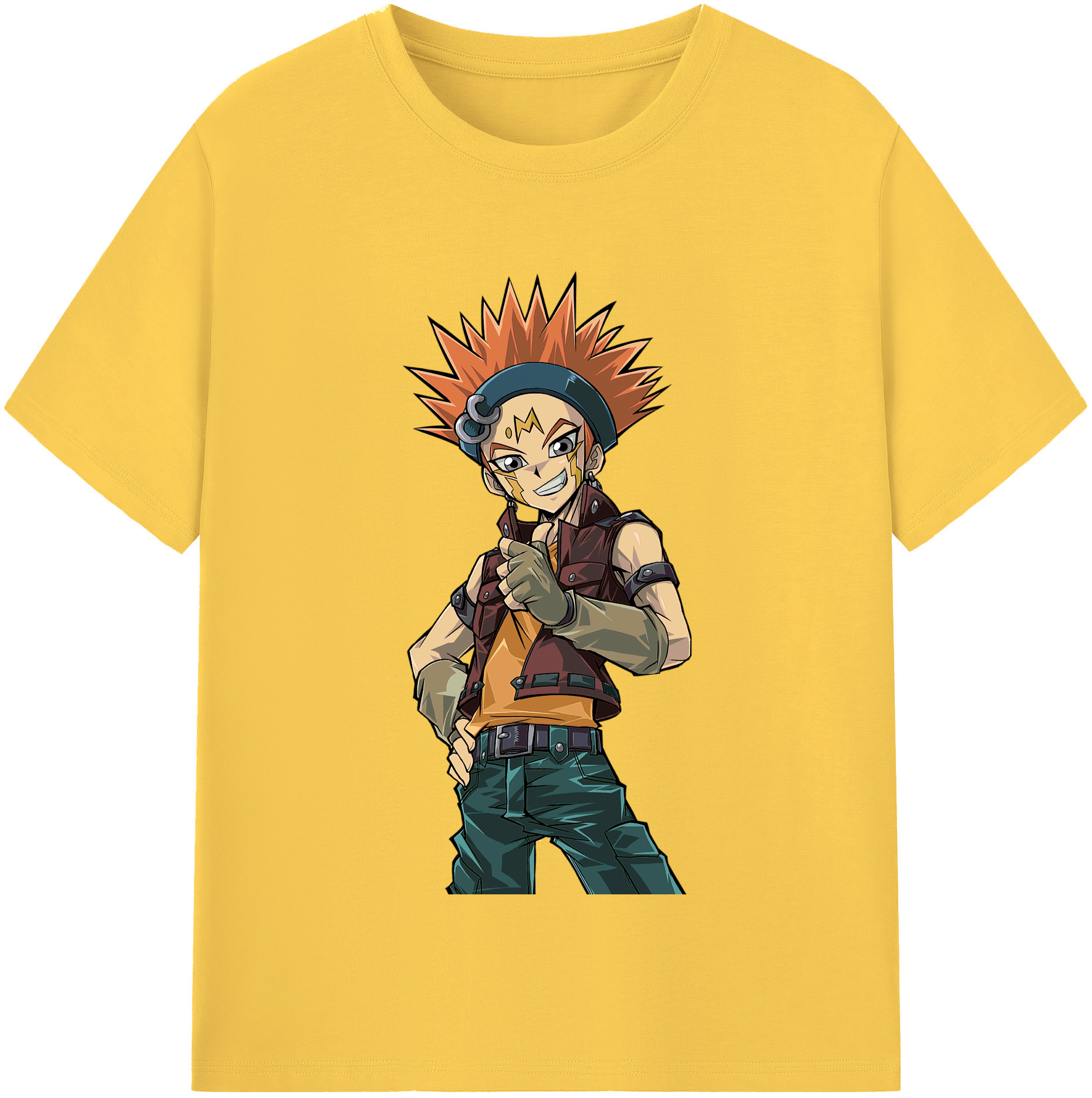（画像用） 遊☆戯☆王 Yu-Gi-Oh! 綿100％半袖Tシャツ（フロントプリント）