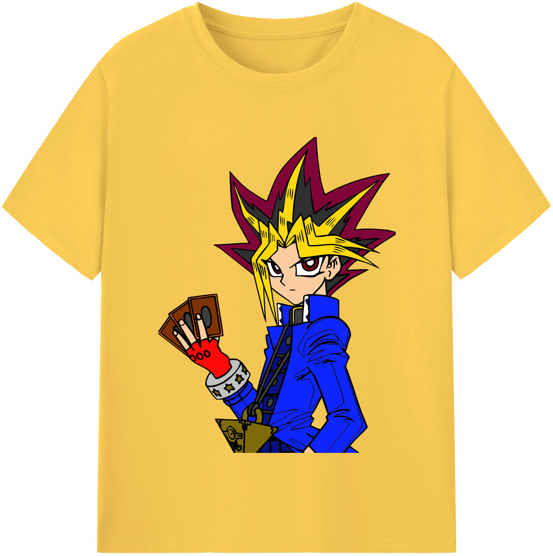（画像用） 遊☆戯☆王 Yu-Gi-Oh! 綿100％半袖Tシャツ（フロントプリント）