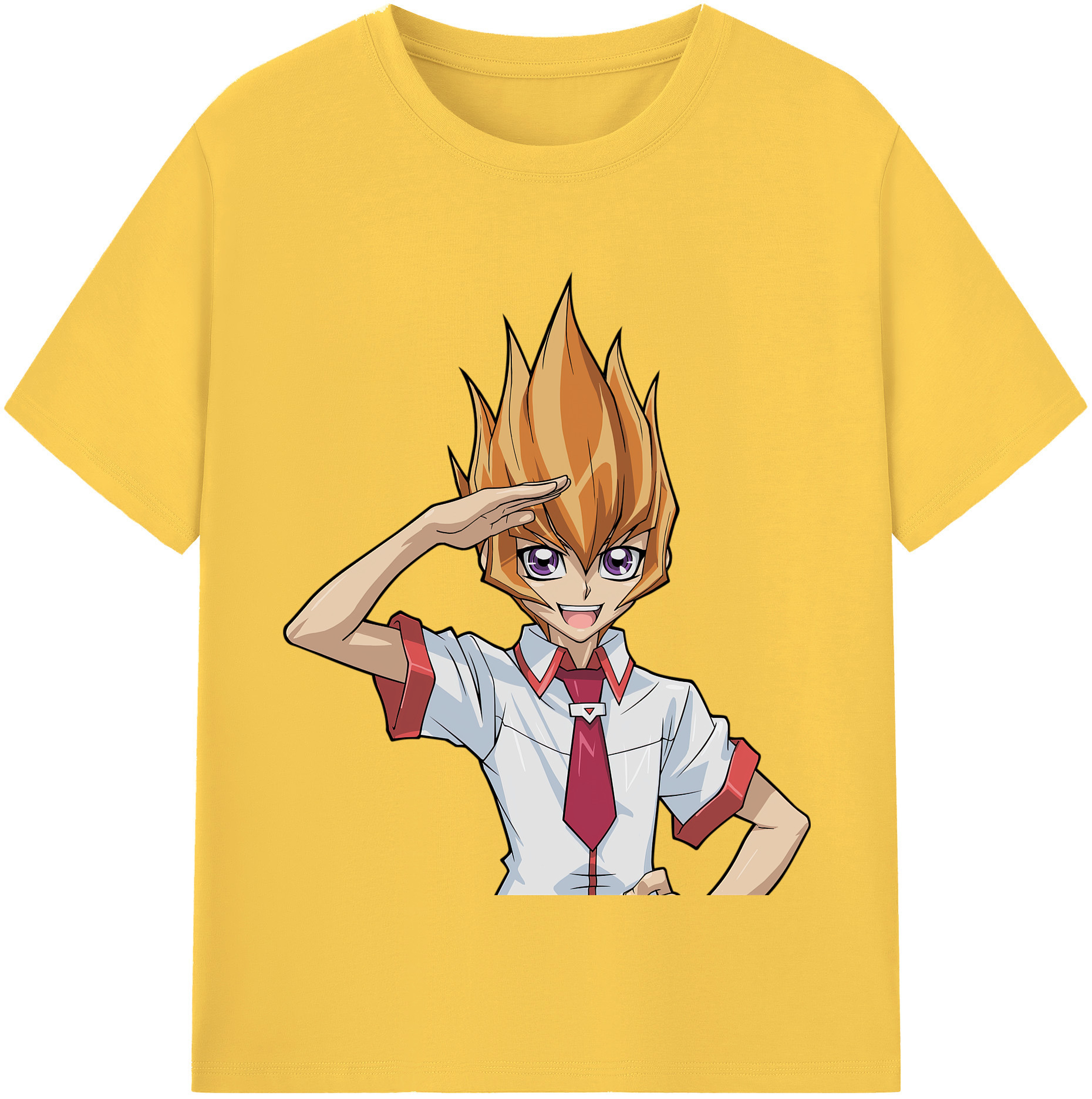 （画像用） 遊☆戯☆王 Yu-Gi-Oh! 綿100％半袖Tシャツ（フロントプリント）