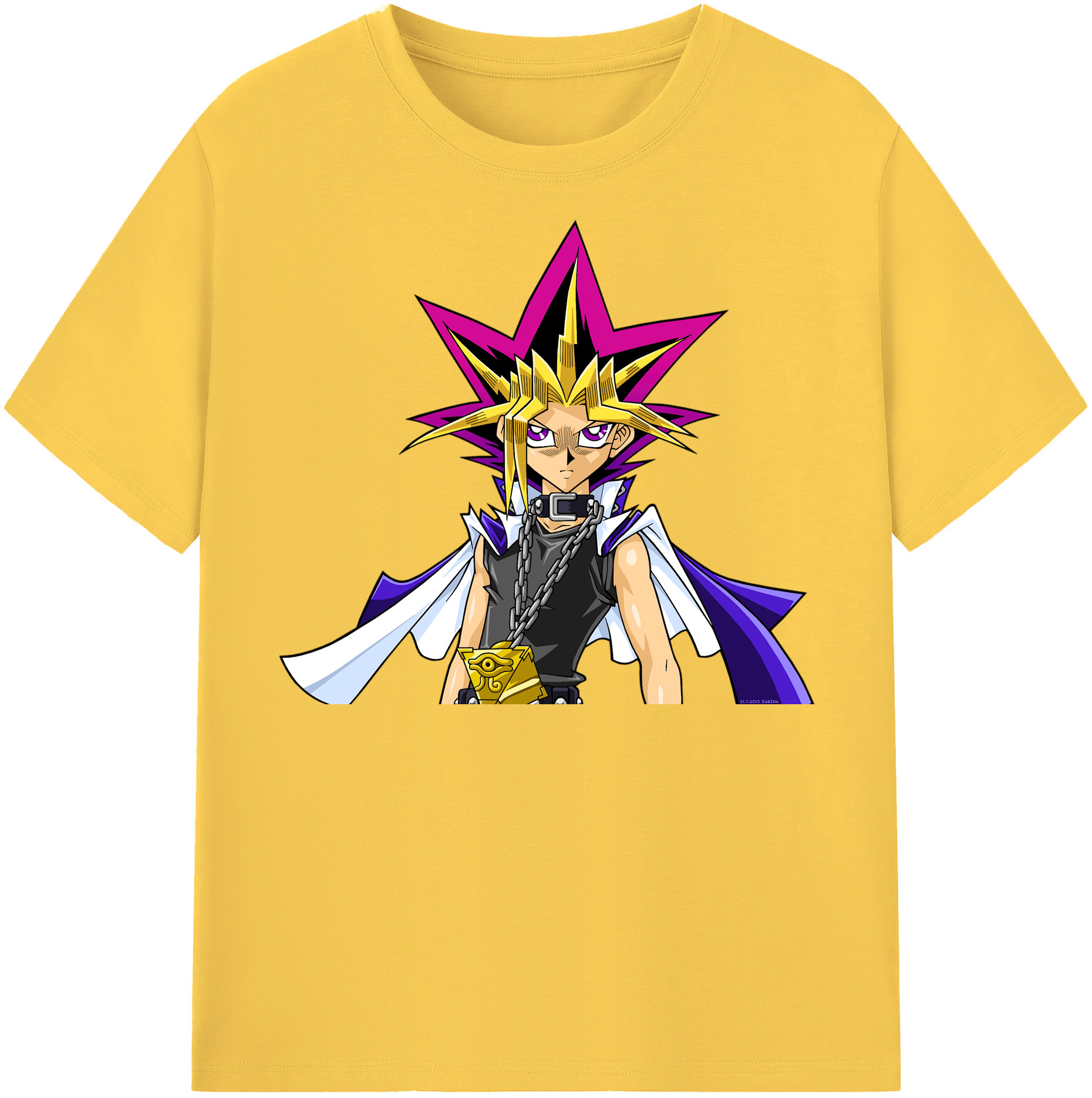 （画像用） 遊☆戯☆王 Yu-Gi-Oh! 綿100％半袖Tシャツ（フロントプリント）