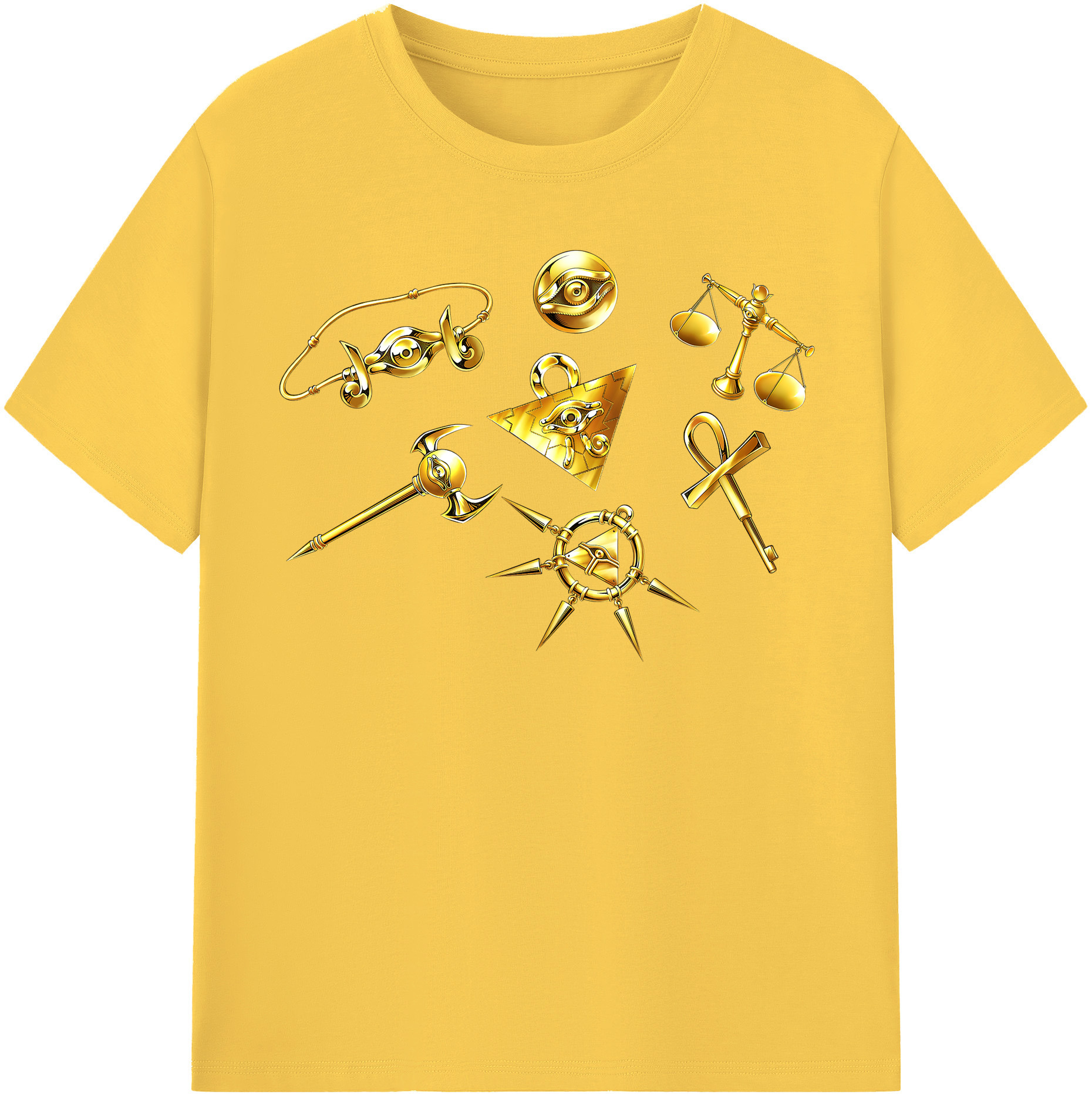 （画像用） 遊☆戯☆王 Yu-Gi-Oh! 綿100％半袖Tシャツ（フロントプリント）