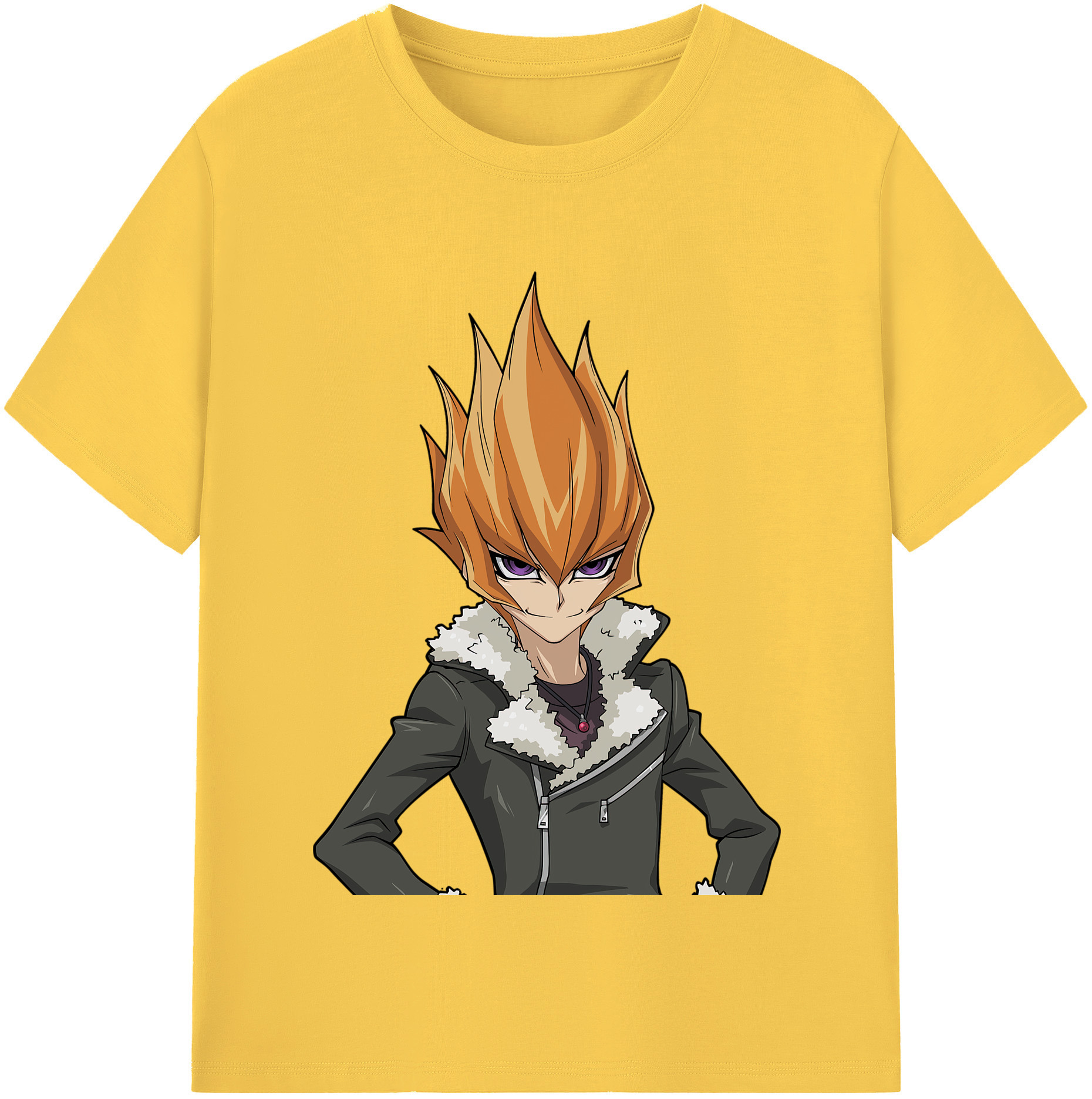 （画像用） 遊☆戯☆王 Yu-Gi-Oh! 綿100％半袖Tシャツ（フロントプリント）