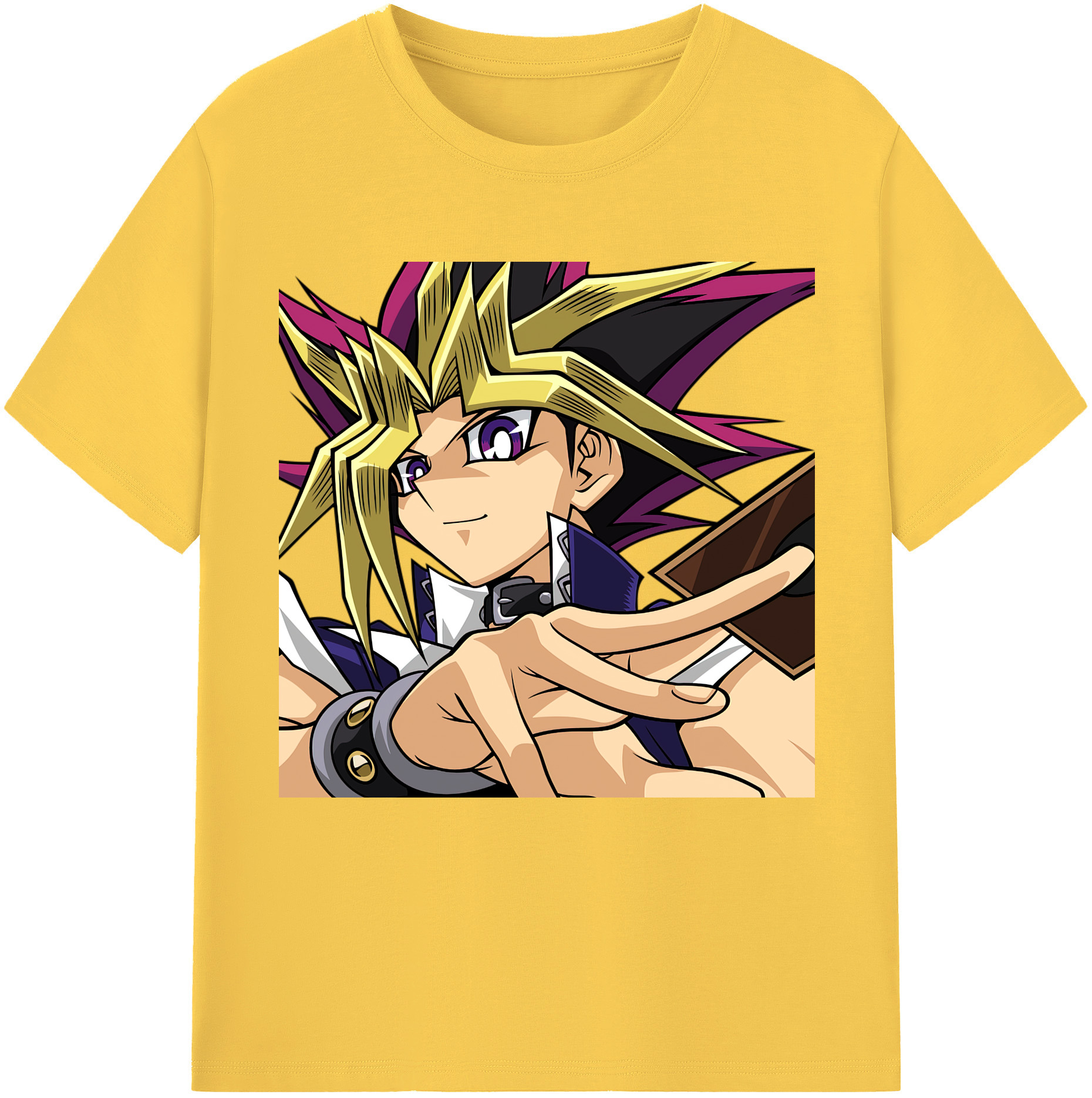 （画像用） 遊☆戯☆王 Yu-Gi-Oh! 綿100％半袖Tシャツ（フロントプリント）