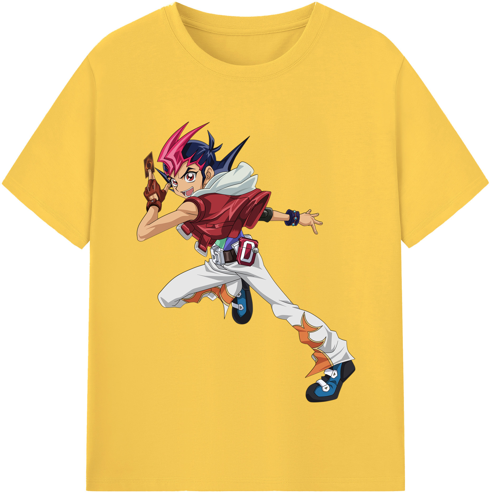 （画像用） 遊☆戯☆王 Yu-Gi-Oh! 綿100％半袖Tシャツ（フロントプリント）