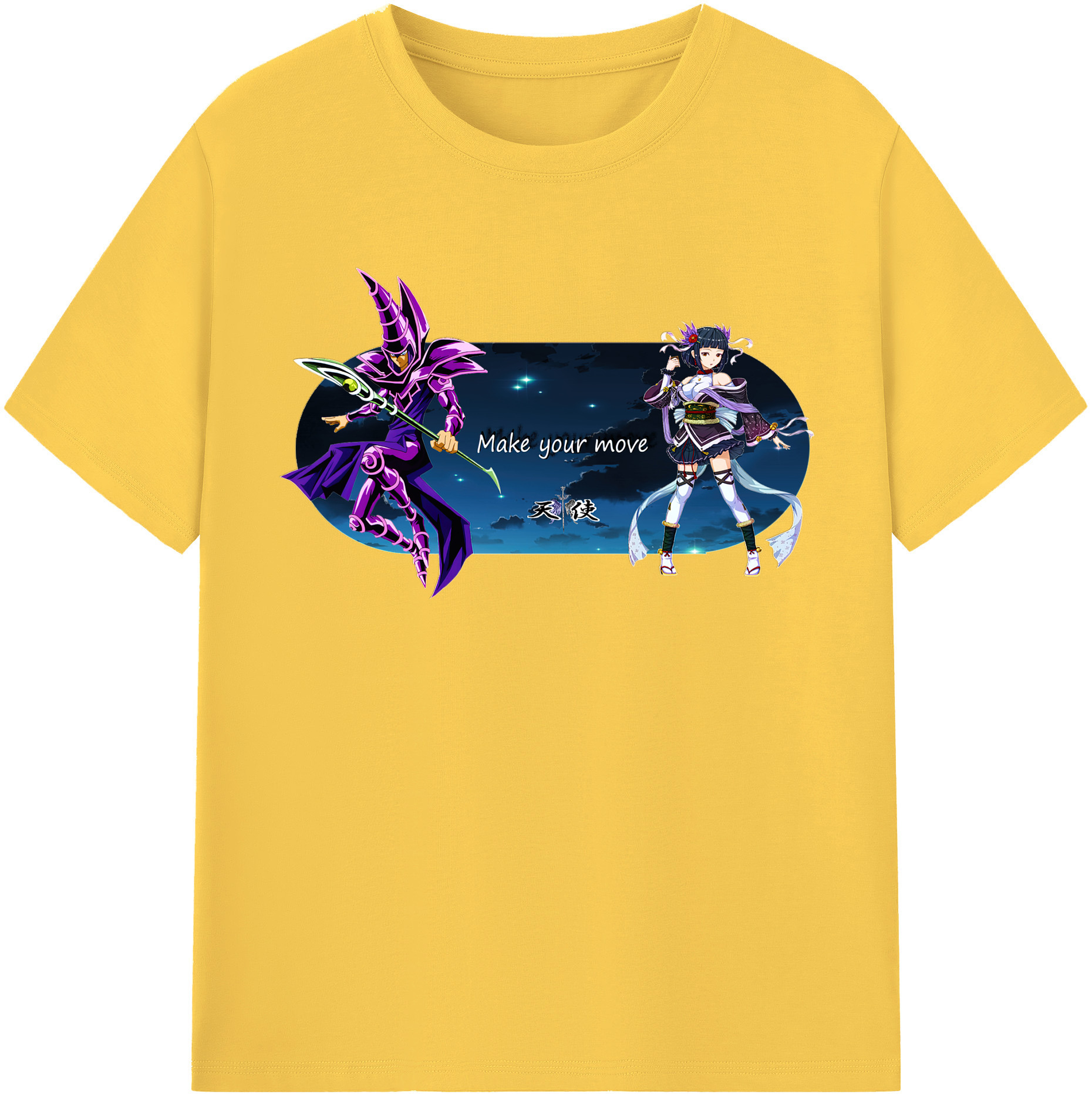 （画像用） 遊☆戯☆王 Yu-Gi-Oh! 綿100％半袖Tシャツ（フロントプリント）