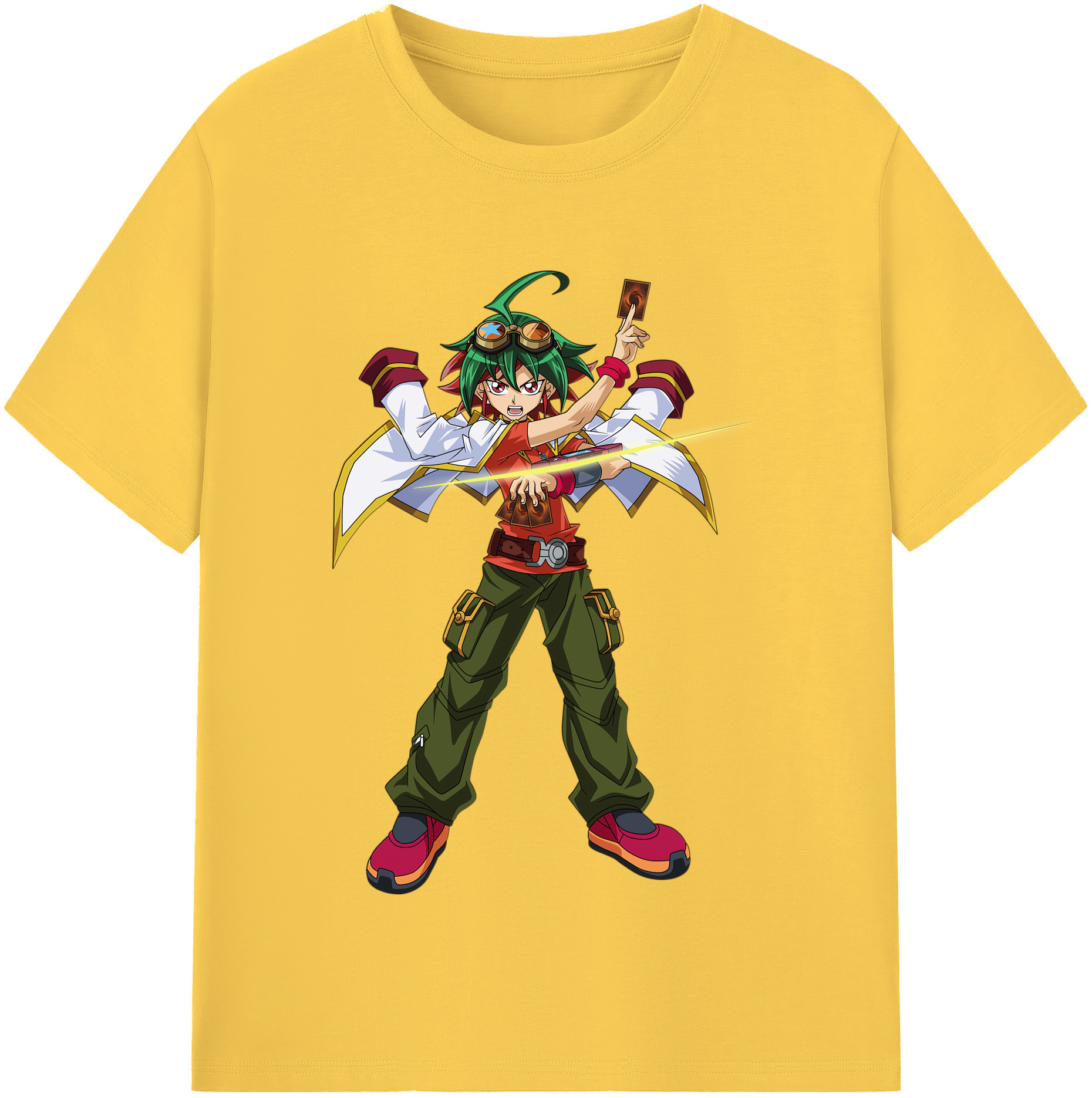 （画像用） 遊☆戯☆王 Yu-Gi-Oh! 綿100％半袖Tシャツ（フロントプリント）