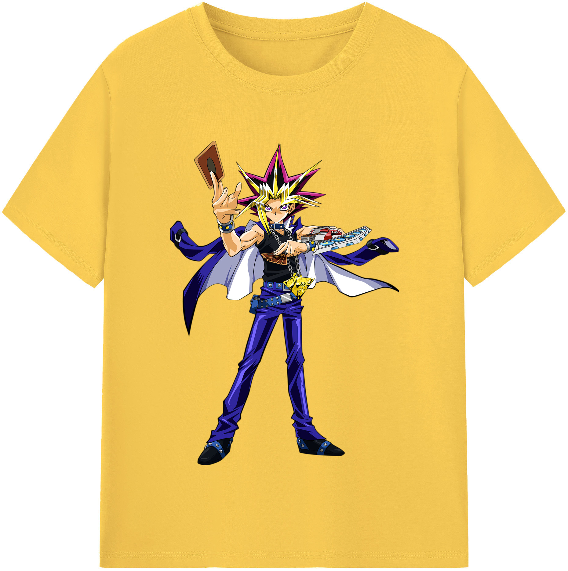 （画像用） 遊☆戯☆王 Yu-Gi-Oh! 綿100％半袖Tシャツ（フロントプリント）