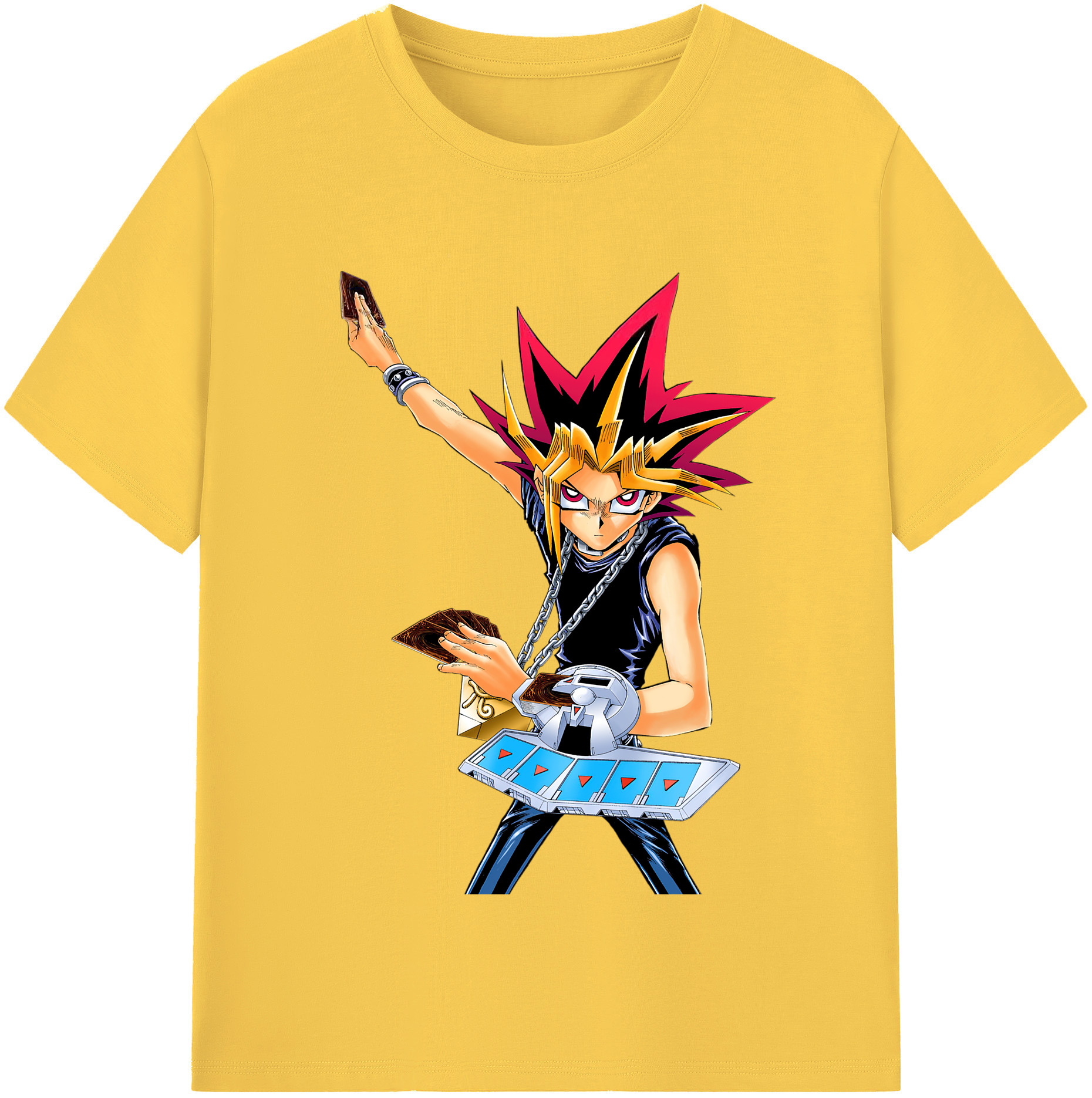 （画像用） 遊☆戯☆王 Yu-Gi-Oh! 綿100％半袖Tシャツ（フロントプリント）