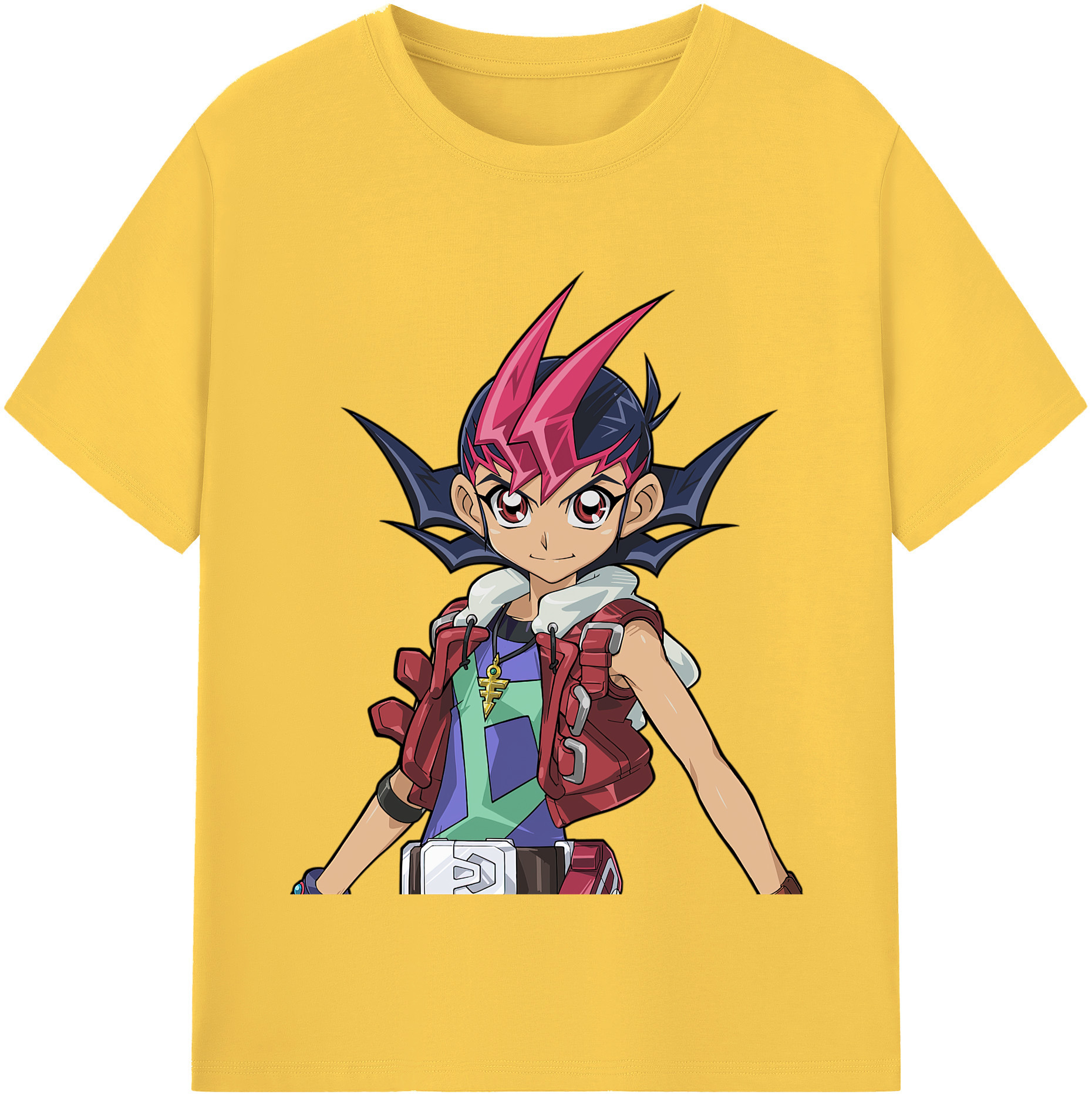 （画像用） 遊☆戯☆王 Yu-Gi-Oh! 綿100％半袖Tシャツ（フロントプリント）