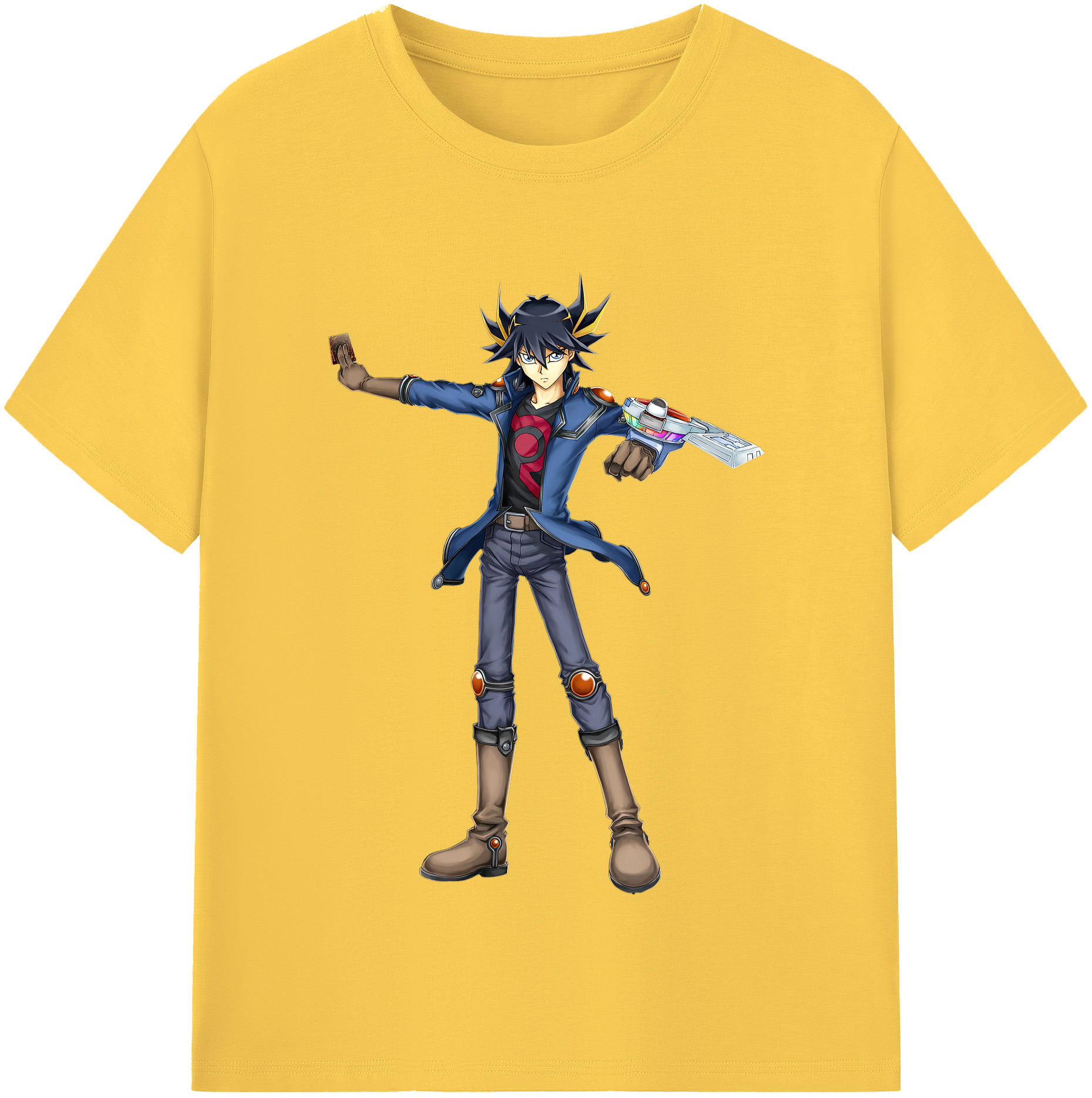 （画像用） 遊☆戯☆王 Yu-Gi-Oh! 綿100％半袖Tシャツ（フロントプリント）