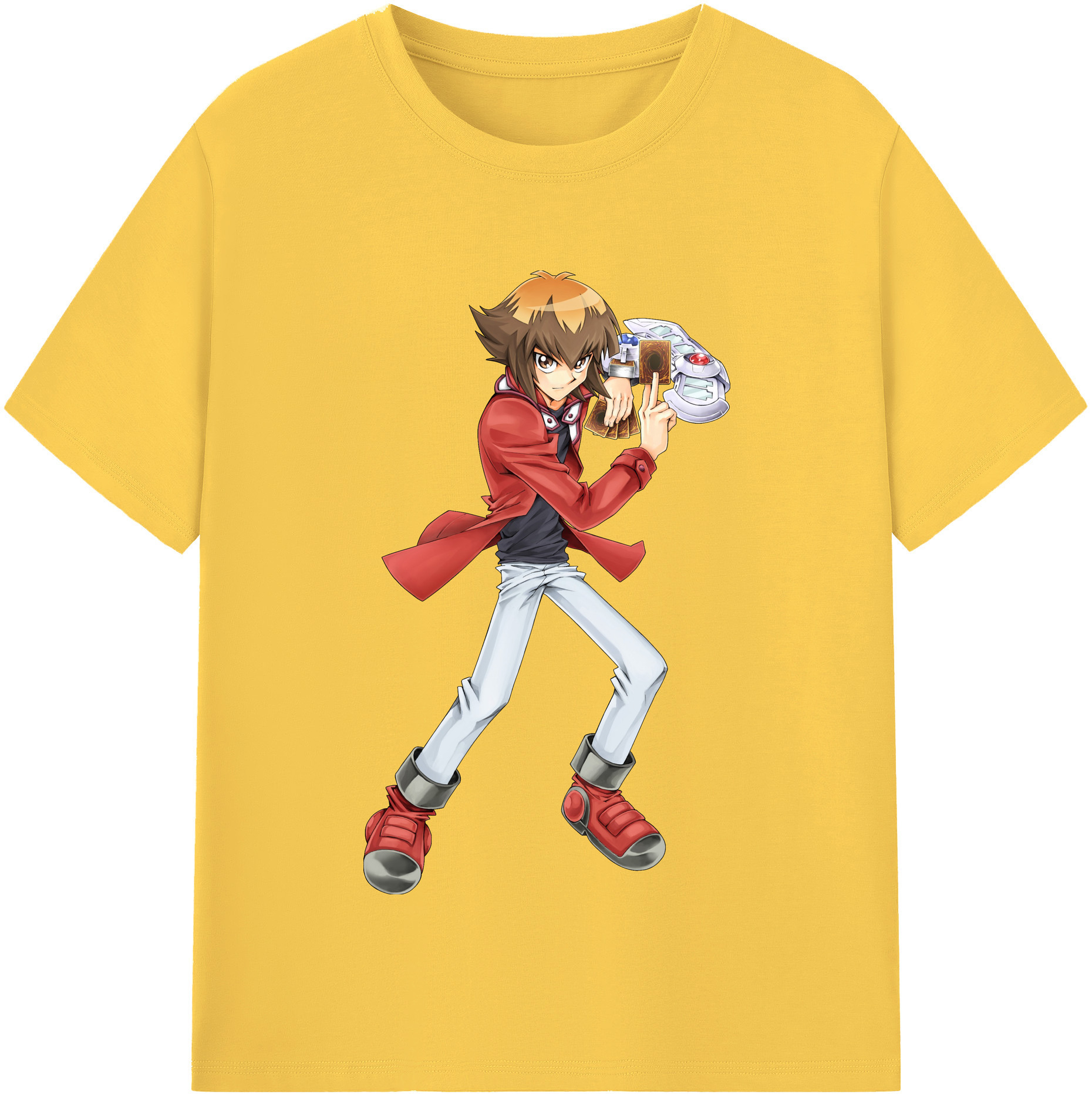 （画像用） 遊☆戯☆王 Yu-Gi-Oh! 綿100％半袖Tシャツ（フロントプリント）