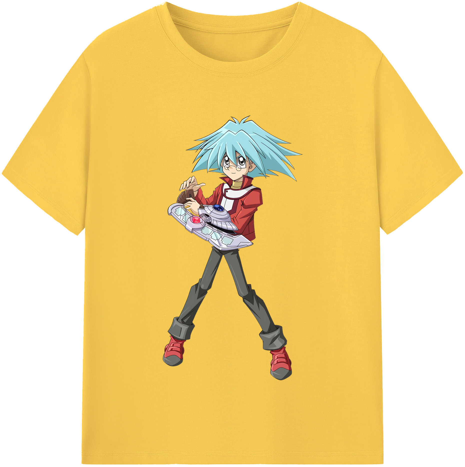 （画像用） 遊☆戯☆王 Yu-Gi-Oh! 綿100％半袖Tシャツ（フロントプリント）