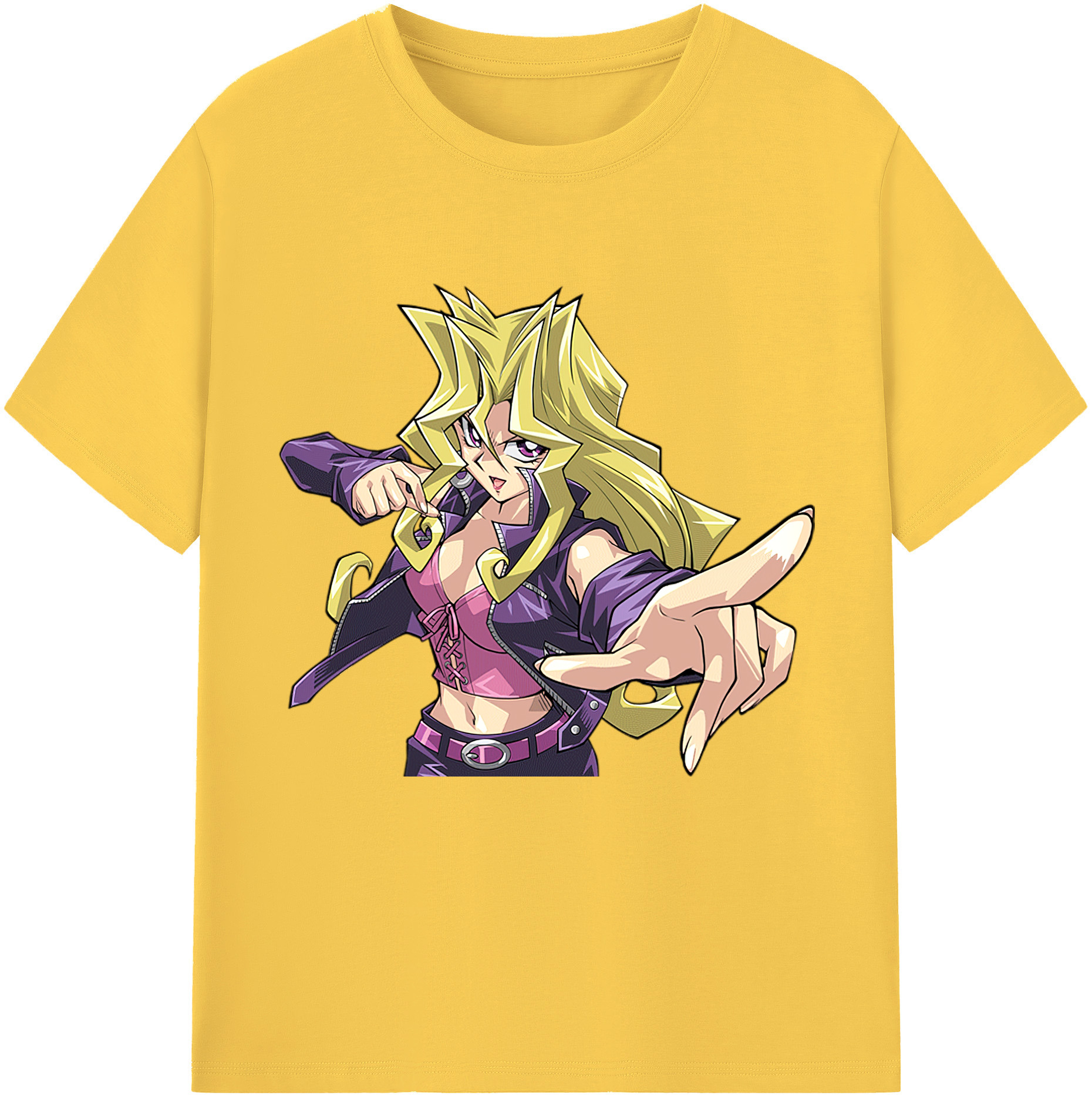 （画像用） 遊☆戯☆王 Yu-Gi-Oh! 綿100％半袖Tシャツ（フロントプリント）