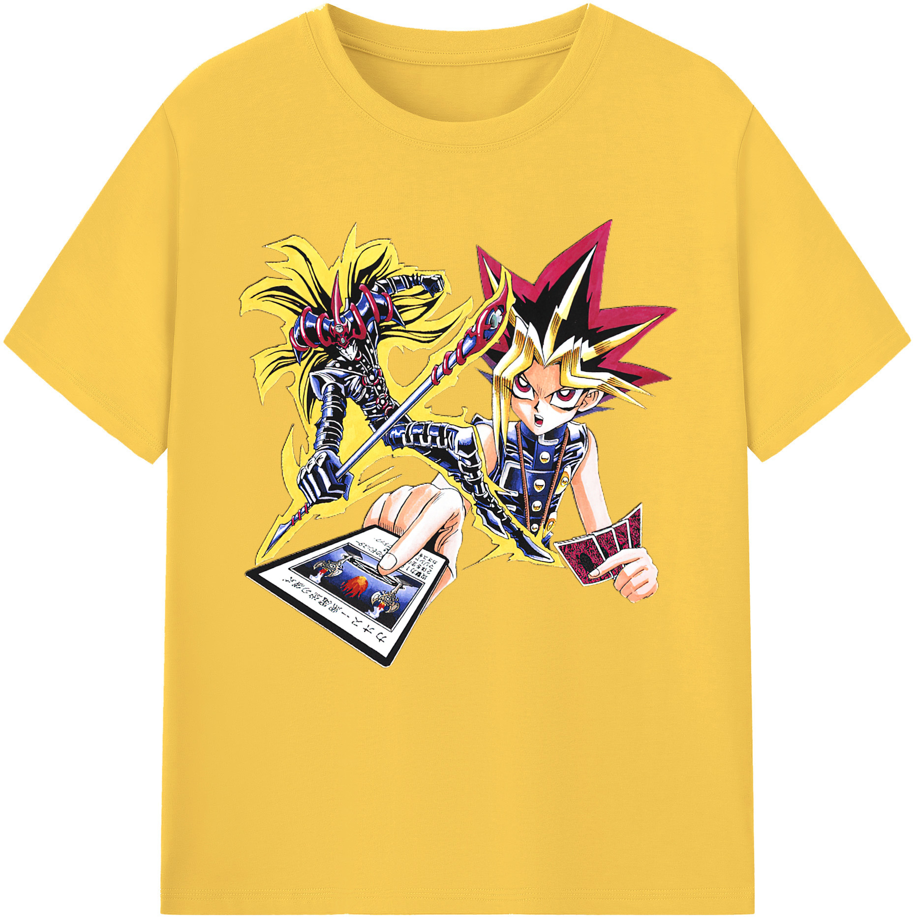 （画像用） 遊☆戯☆王 Yu-Gi-Oh! 綿100％半袖Tシャツ（フロントプリント）