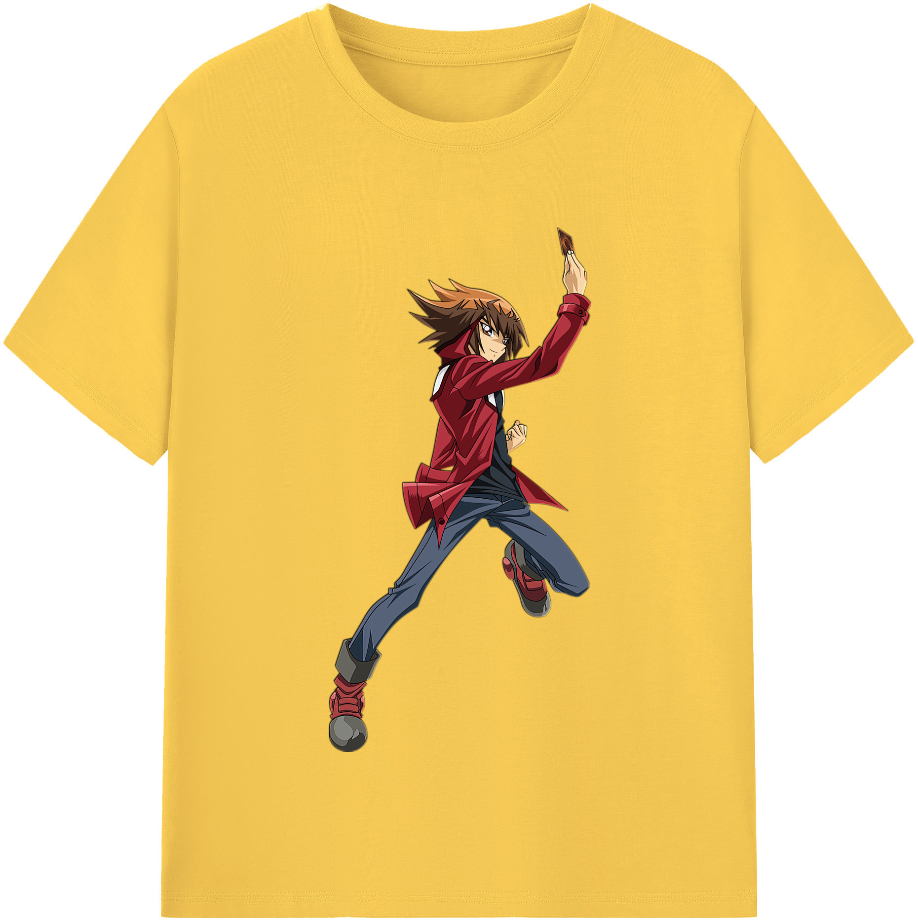 （画像用） 遊☆戯☆王 Yu-Gi-Oh! 綿100％半袖Tシャツ（フロントプリント）