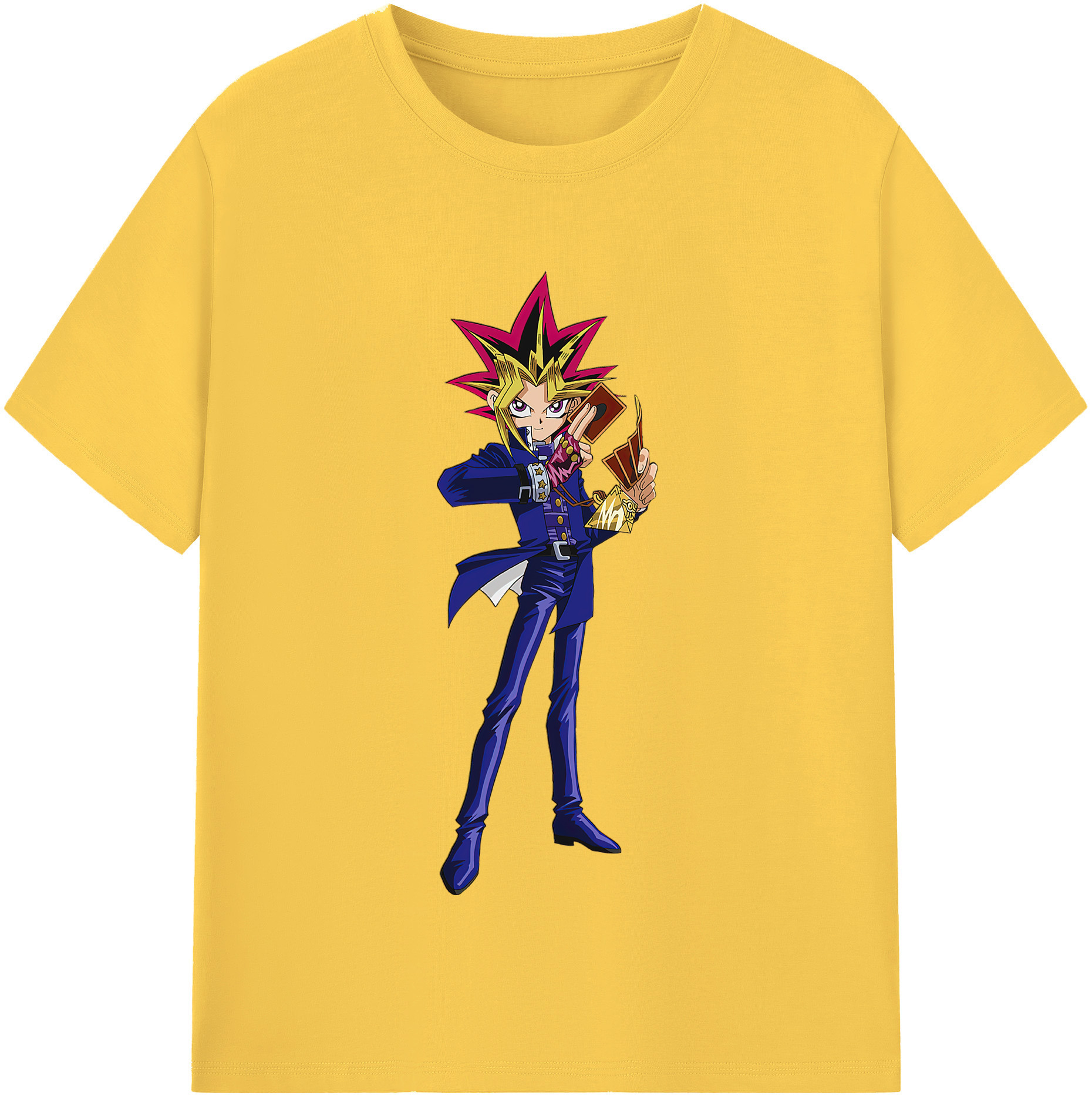 （画像用） 遊☆戯☆王 Yu-Gi-Oh! 綿100％半袖Tシャツ（フロントプリント）