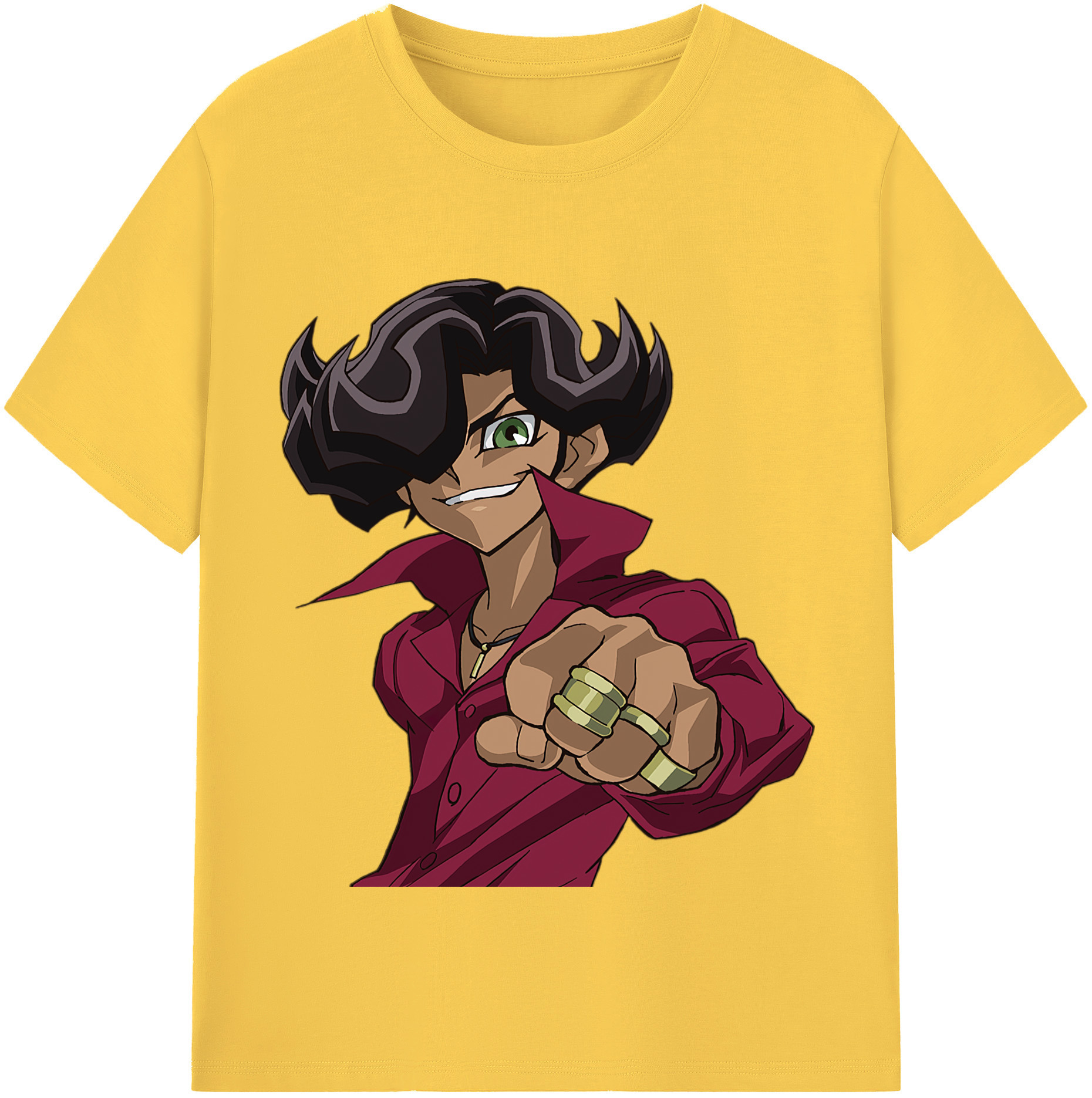 （画像用） 遊☆戯☆王 Yu-Gi-Oh! 綿100％半袖Tシャツ（フロントプリント）