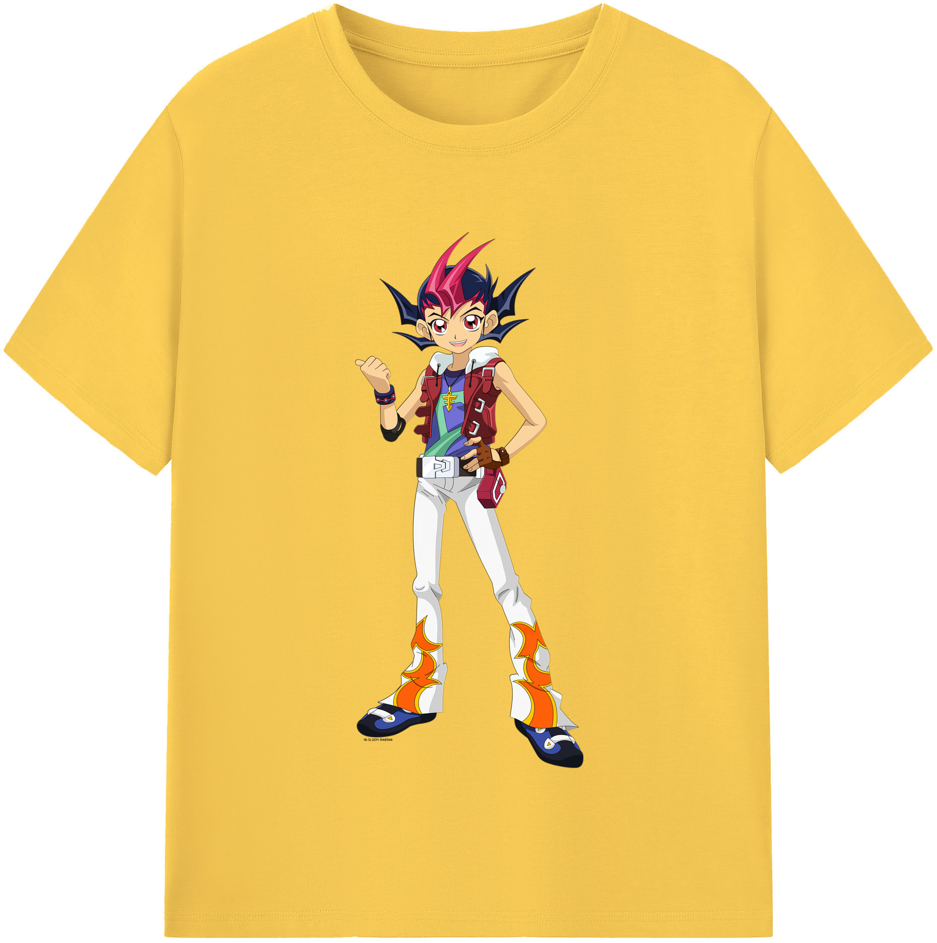 （画像用） 遊☆戯☆王 Yu-Gi-Oh! 綿100％半袖Tシャツ（フロントプリント）