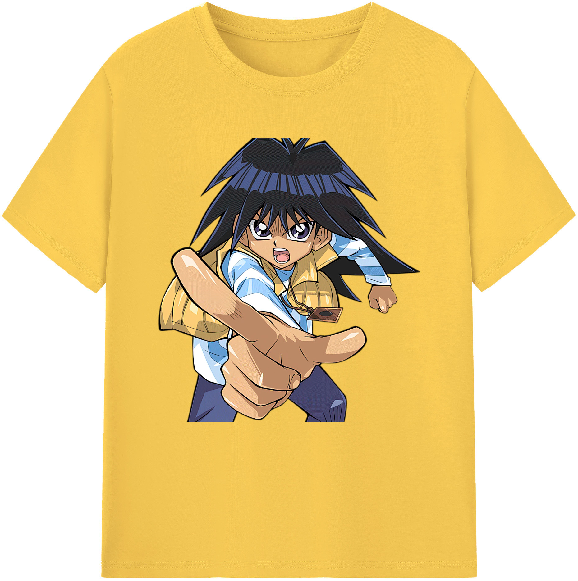 （画像用） 遊☆戯☆王 Yu-Gi-Oh! 綿100％半袖Tシャツ（フロントプリント）