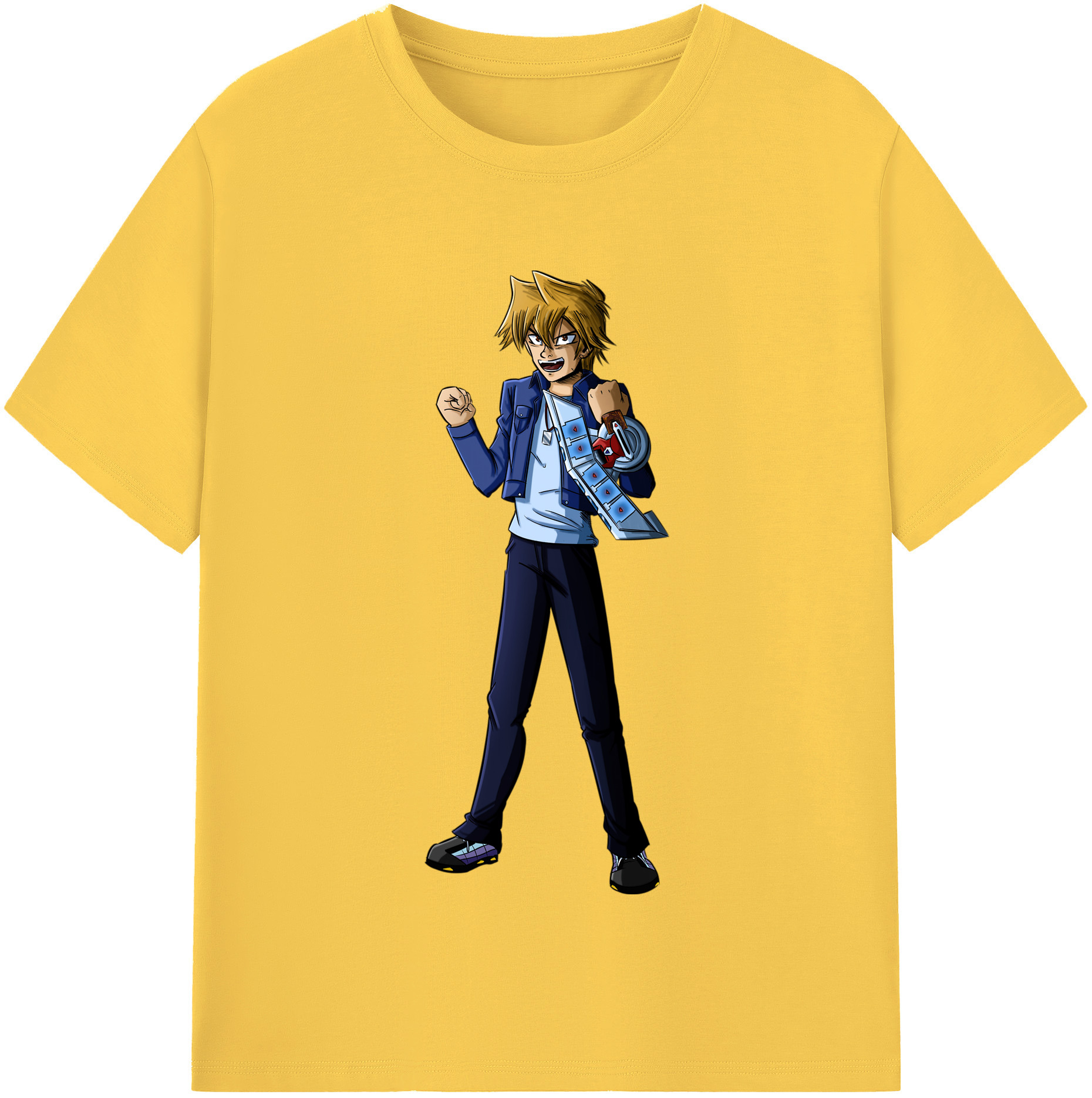 （画像用） 遊☆戯☆王 Yu-Gi-Oh! 綿100％半袖Tシャツ（フロントプリント）