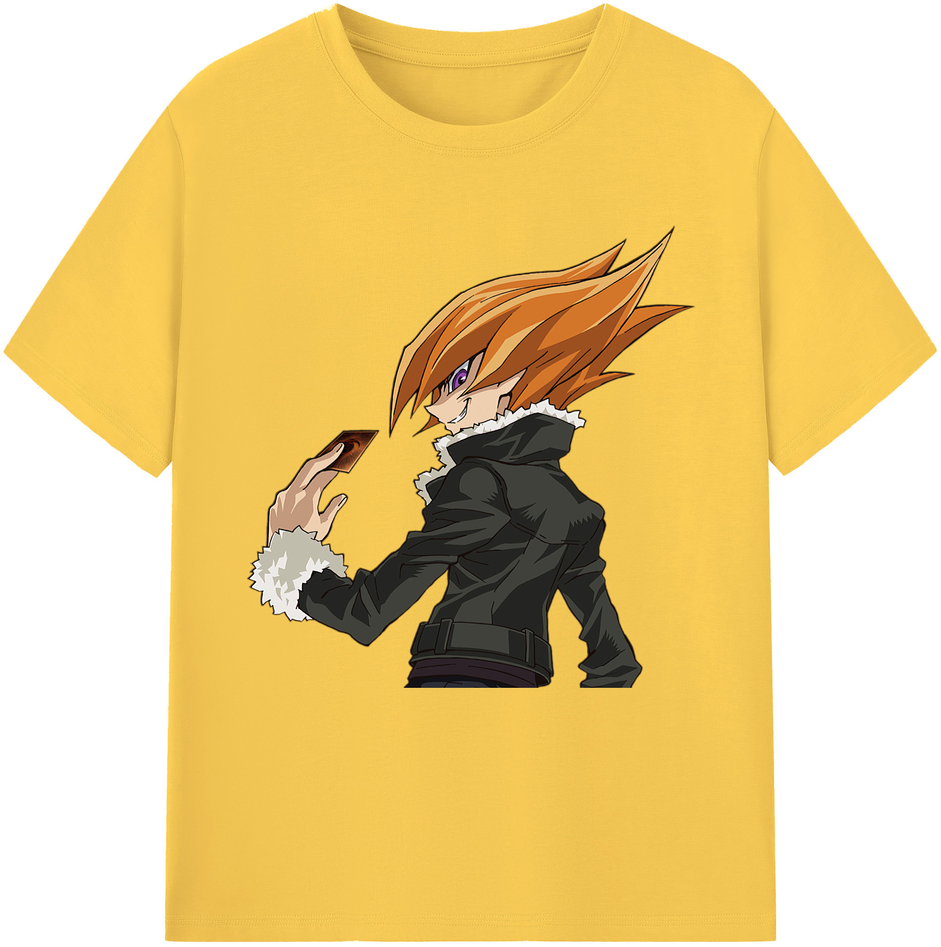 （画像用） 遊☆戯☆王 Yu-Gi-Oh! 綿100％半袖Tシャツ（フロントプリント）